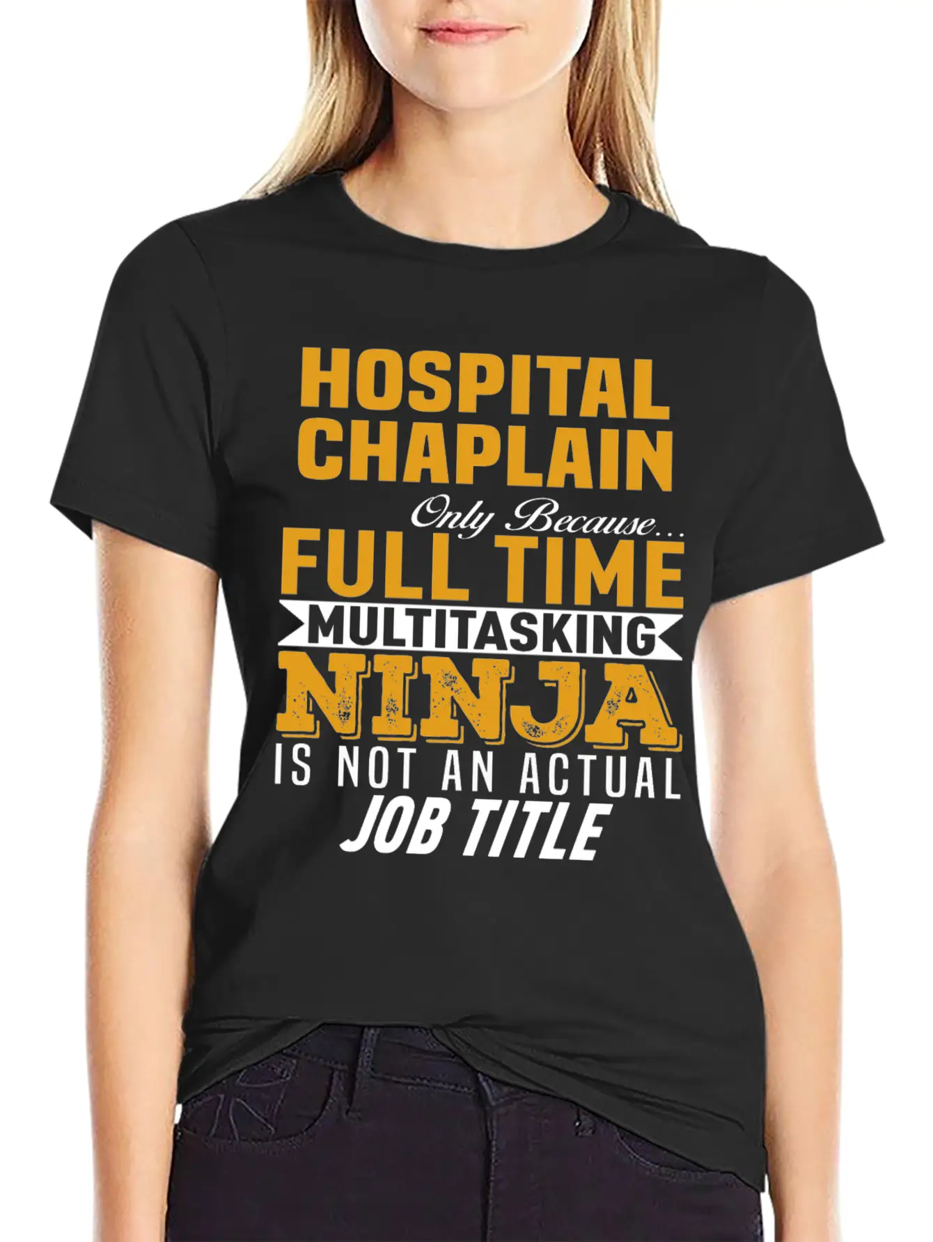 Hospital Chaplain Unisex Short Sleeve Soft Cotton T-Shirt – Casual Everyday Wear