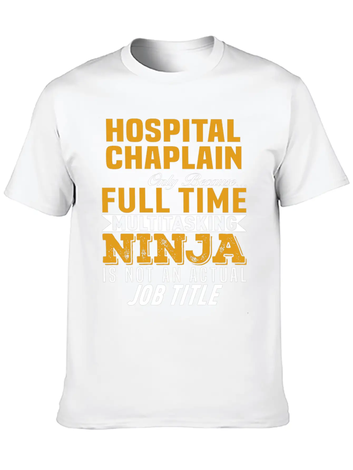 Hospital Chaplain Unisex Short Sleeve Soft Cotton T-Shirt – Casual Everyday Wear