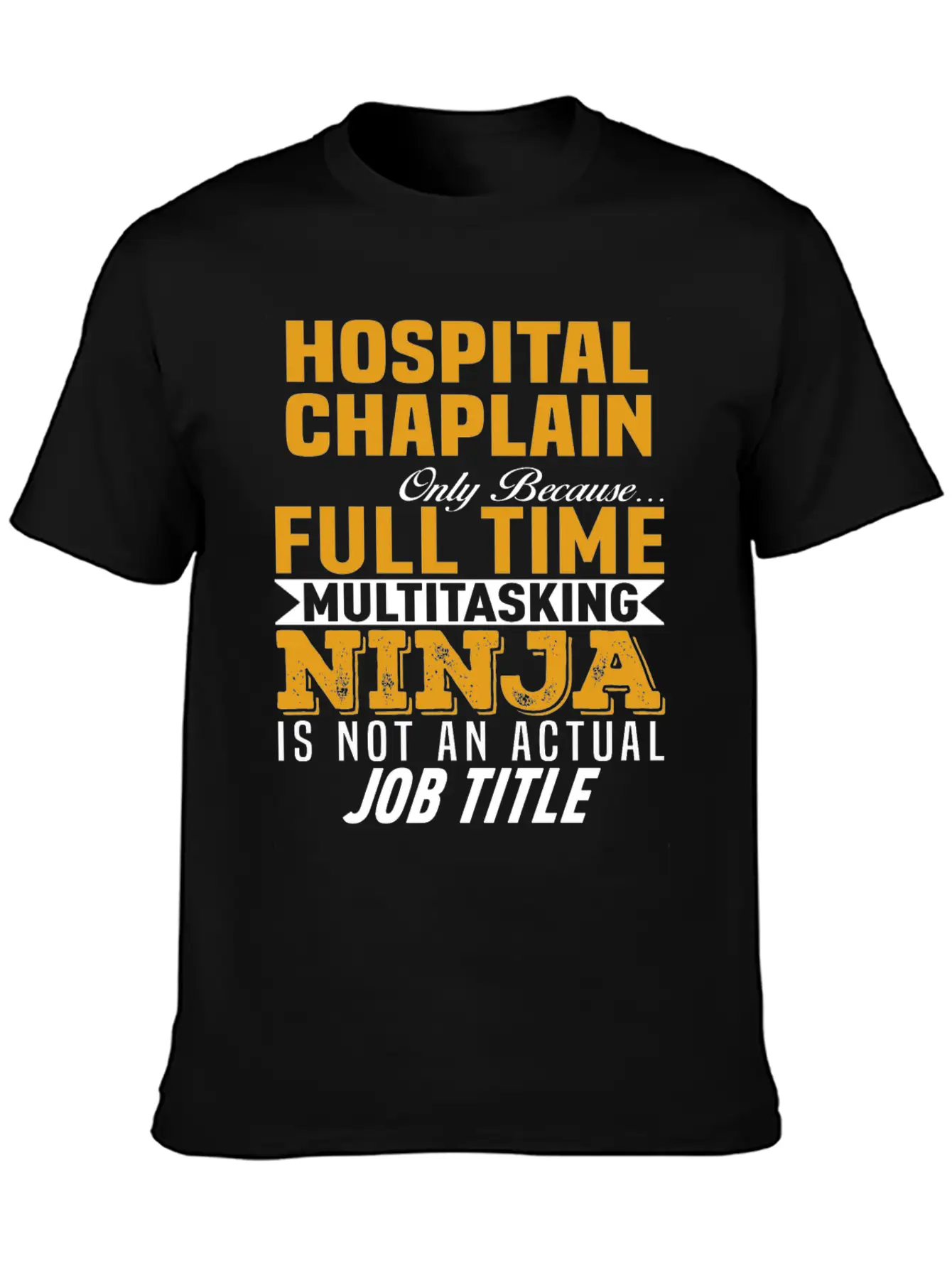 Hospital Chaplain Unisex Short Sleeve Soft Cotton T-Shirt – Casual Everyday Wear
