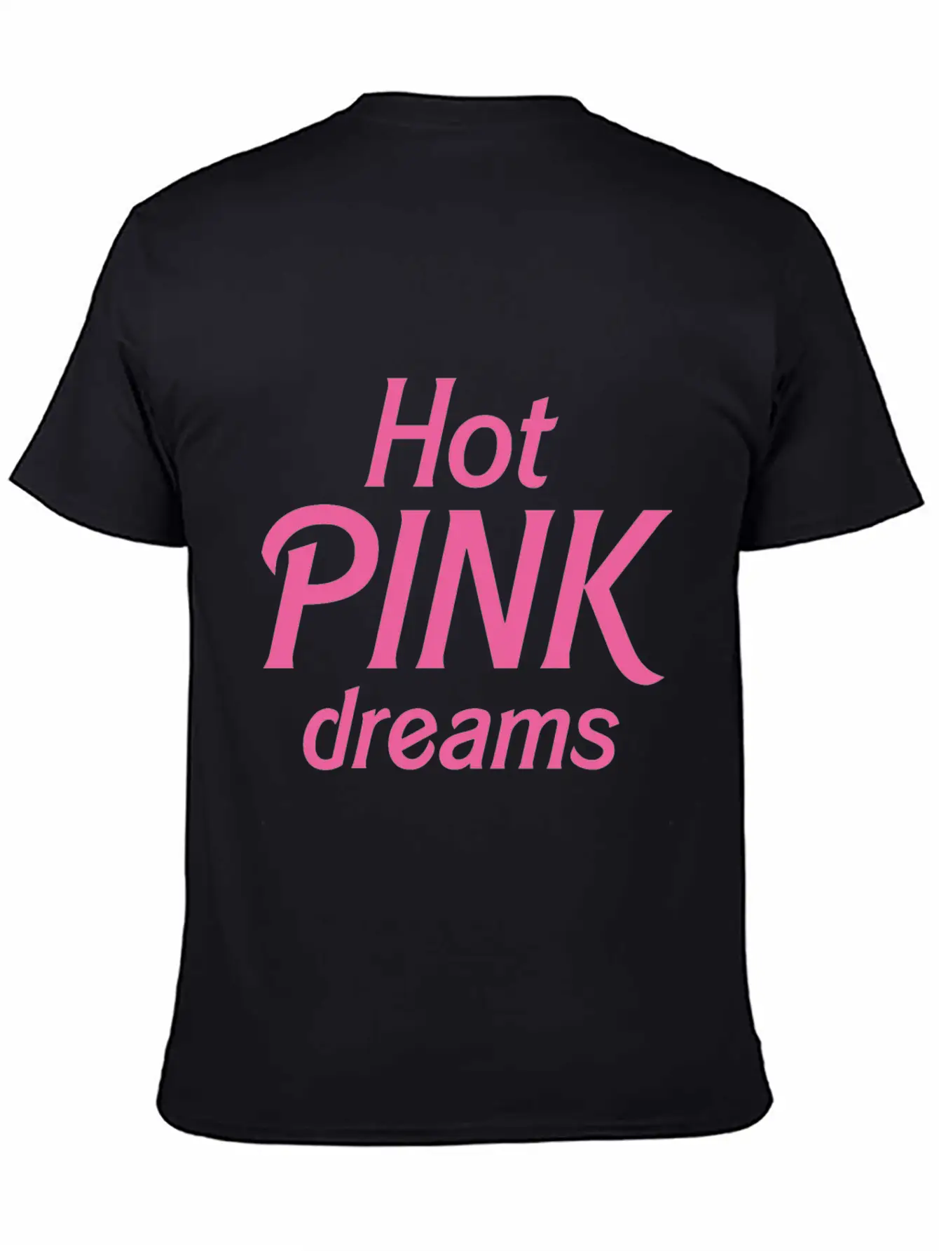 Hot Pink Dreams Comfortable Minimalist Graphic Tee – Summer Style Essential