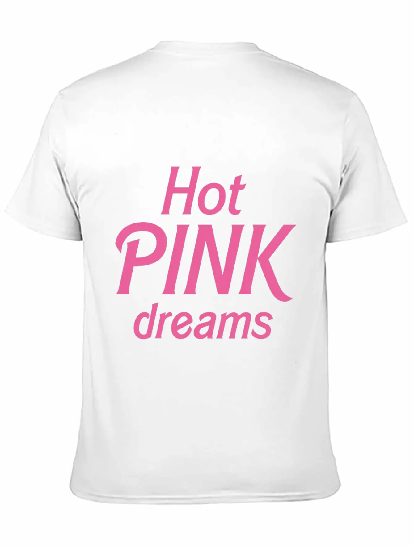 Hot Pink Dreams Comfortable Minimalist Graphic Tee – Summer Style Essential