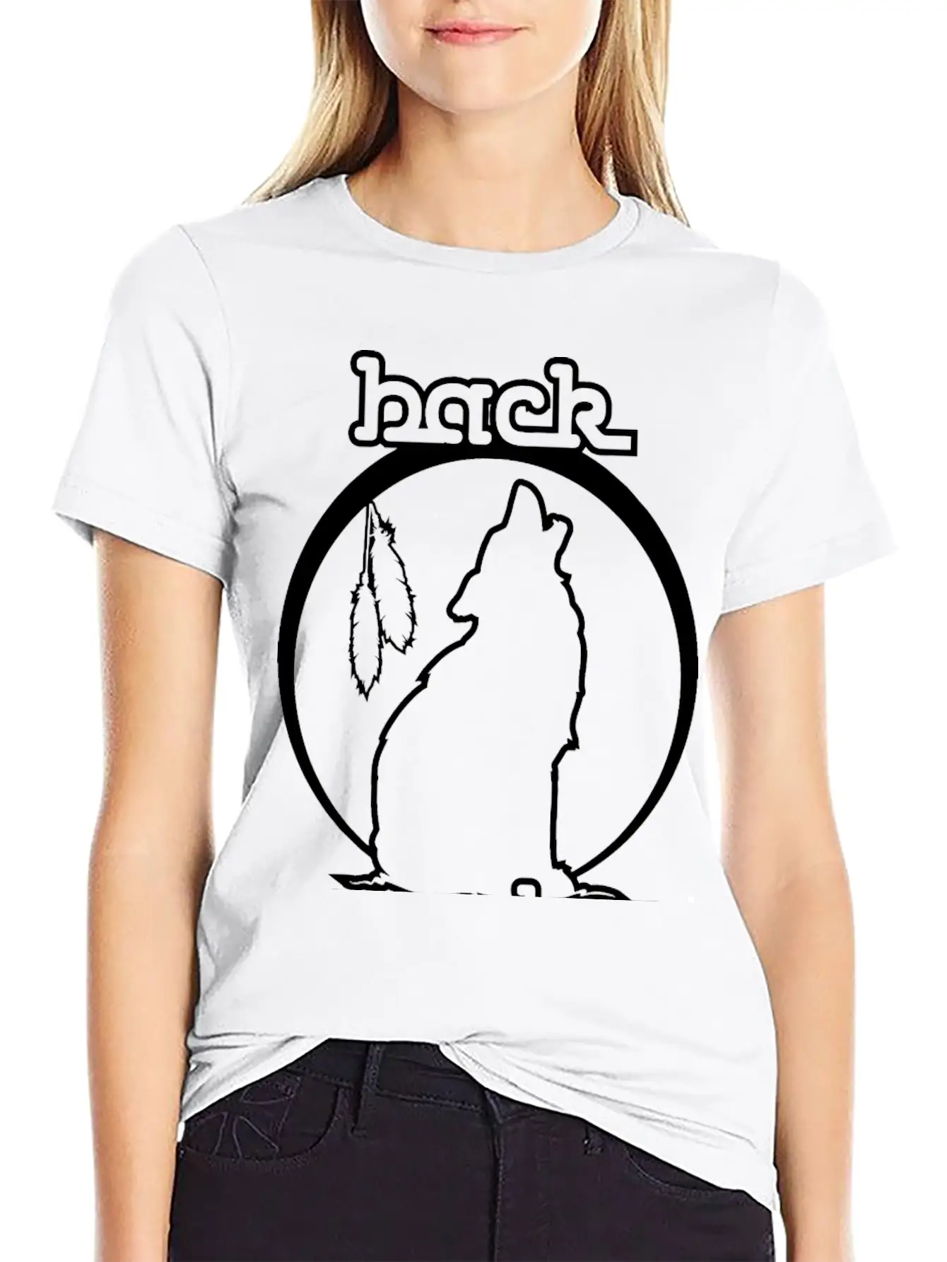 Howling Wolf - Wolf Howls At The Moon - Animal Stylish Everyday T-Shirt – Unisex Basic Cotton Tee