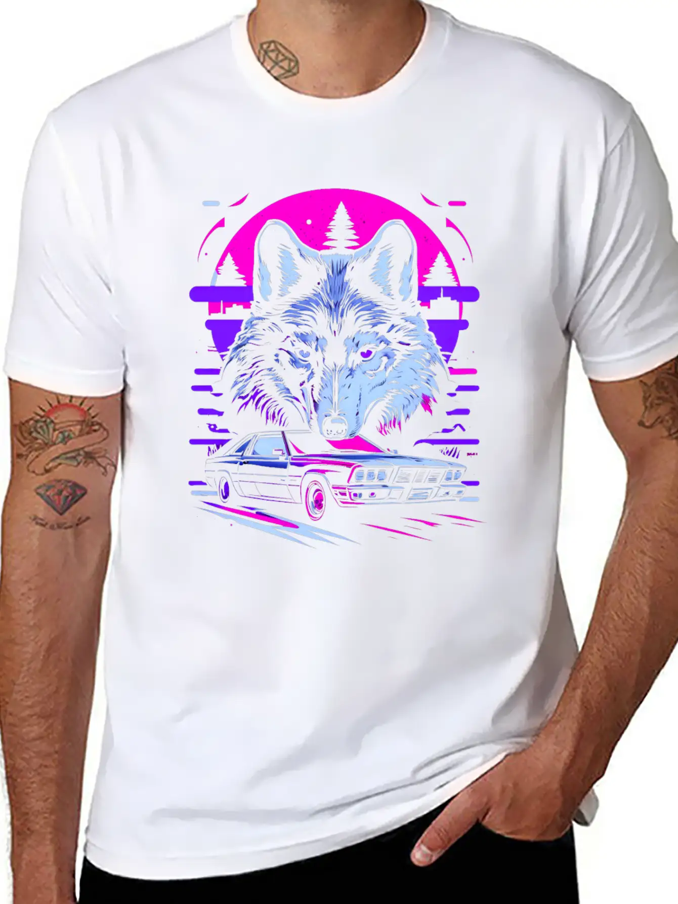 Howlwave Echoes Unisex Short Sleeve Soft Cotton T-Shirt – Casual Everyday Wear