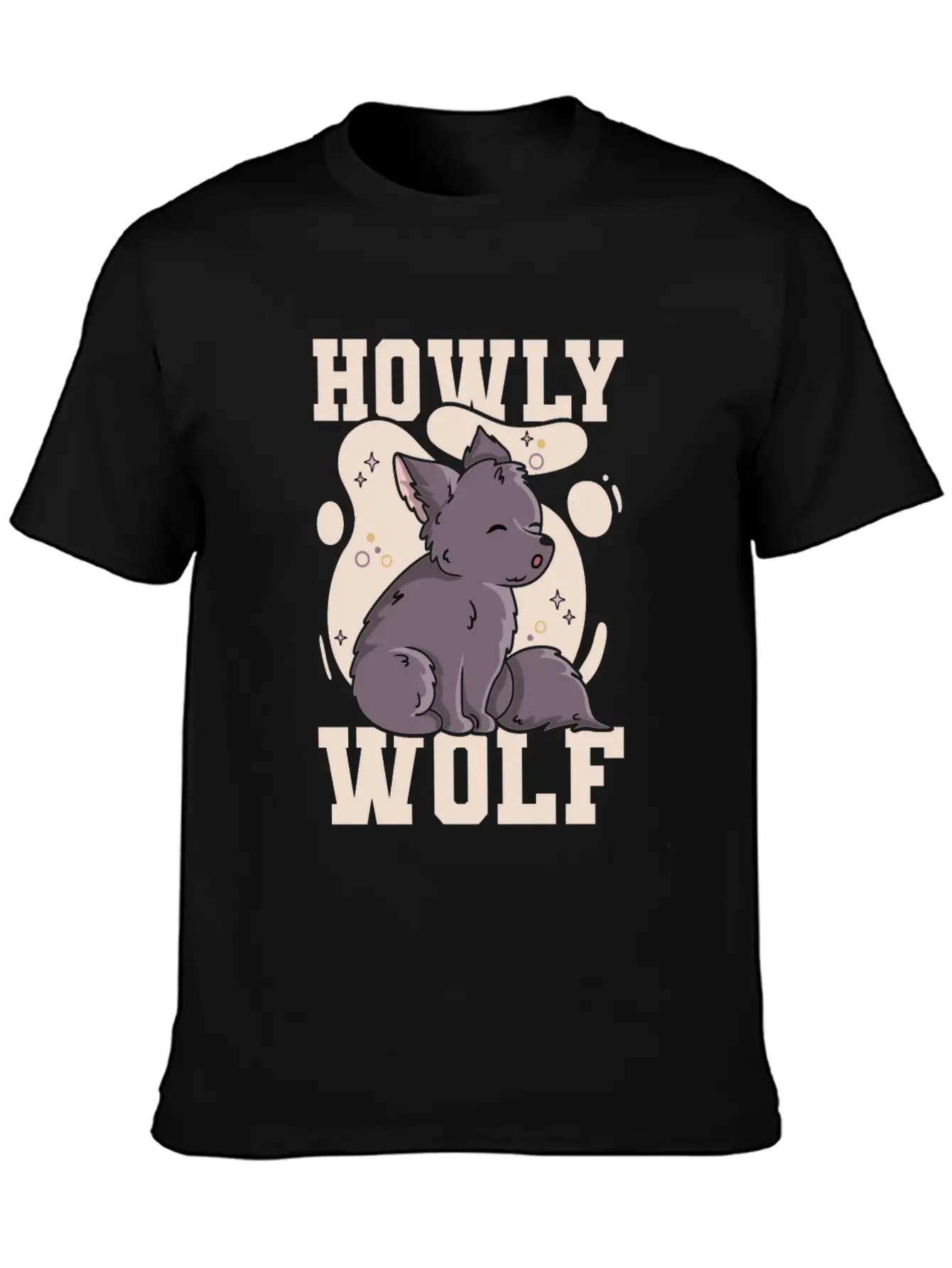Howly Wolf Quote For A Wolf Expert Unisex Short Sleeve Soft Cotton T-Shirt – Casual Everyday Wear