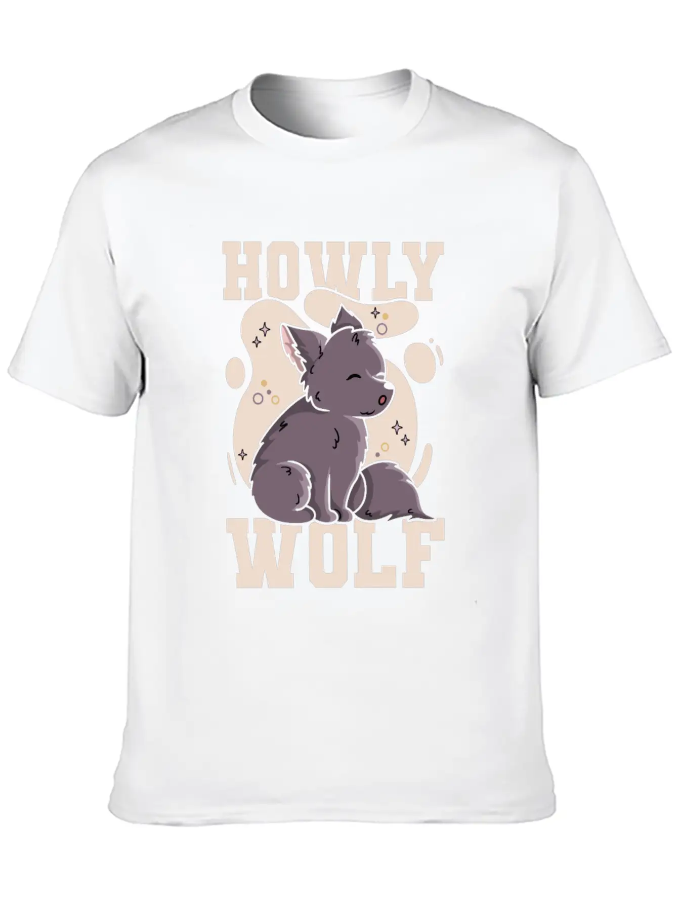Howly Wolf Quote For A Wolf Expert Unisex Short Sleeve Soft Cotton T-Shirt – Casual Everyday Wear