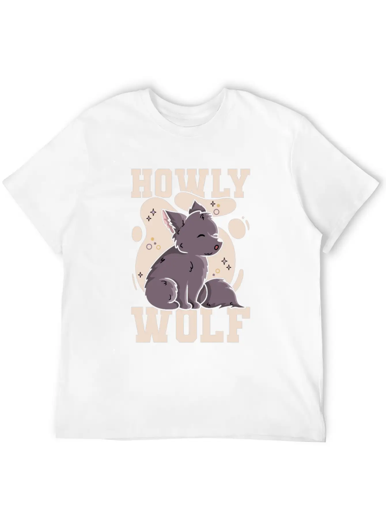 Howly Wolf Quote For A Wolf Expert Unisex Short Sleeve Soft Cotton T-Shirt – Casual Everyday Wear