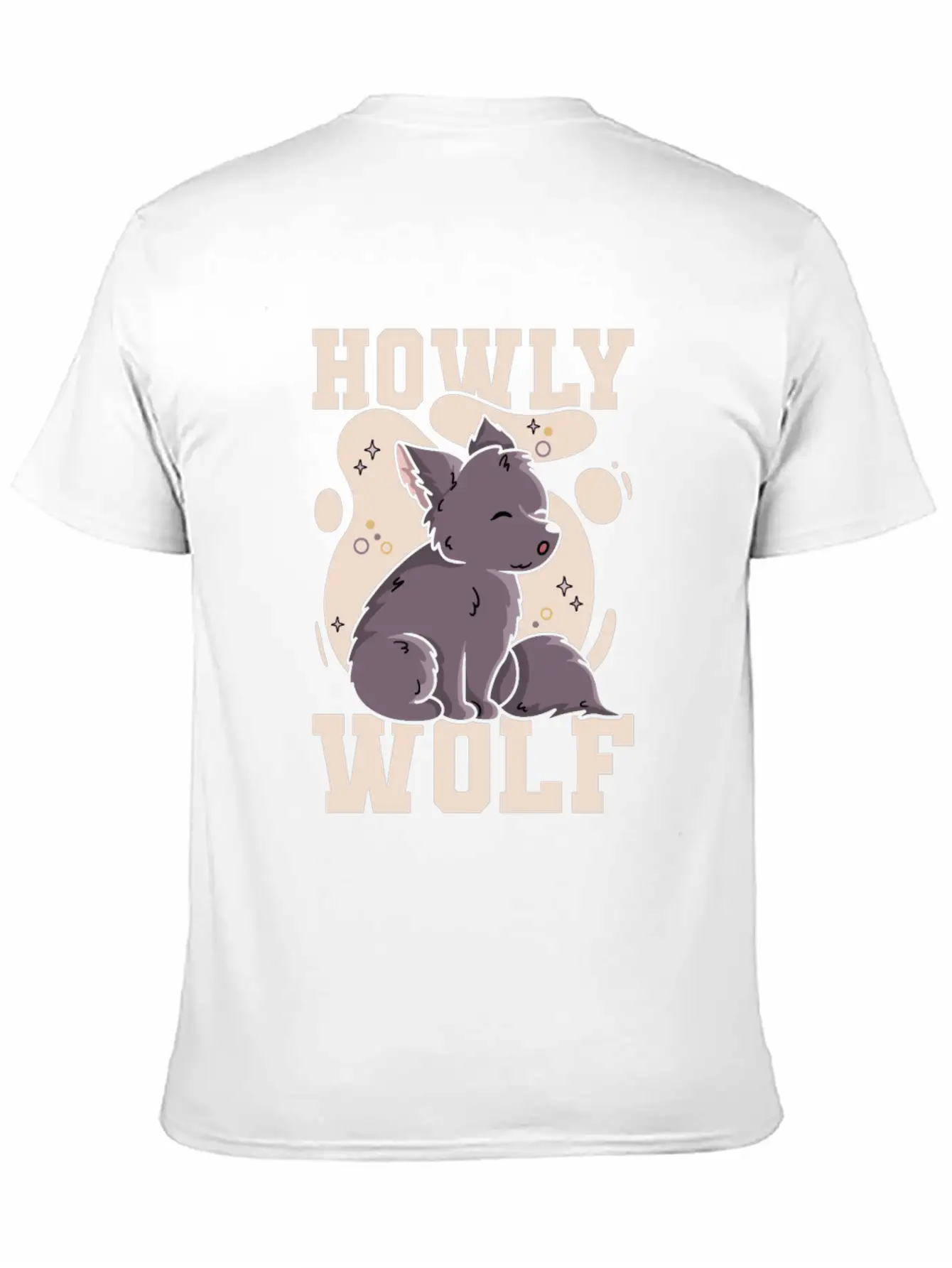 Howly Wolf Quote For A Wolf Expert Unisex Short Sleeve Soft Cotton T-Shirt – Casual Everyday Wear
