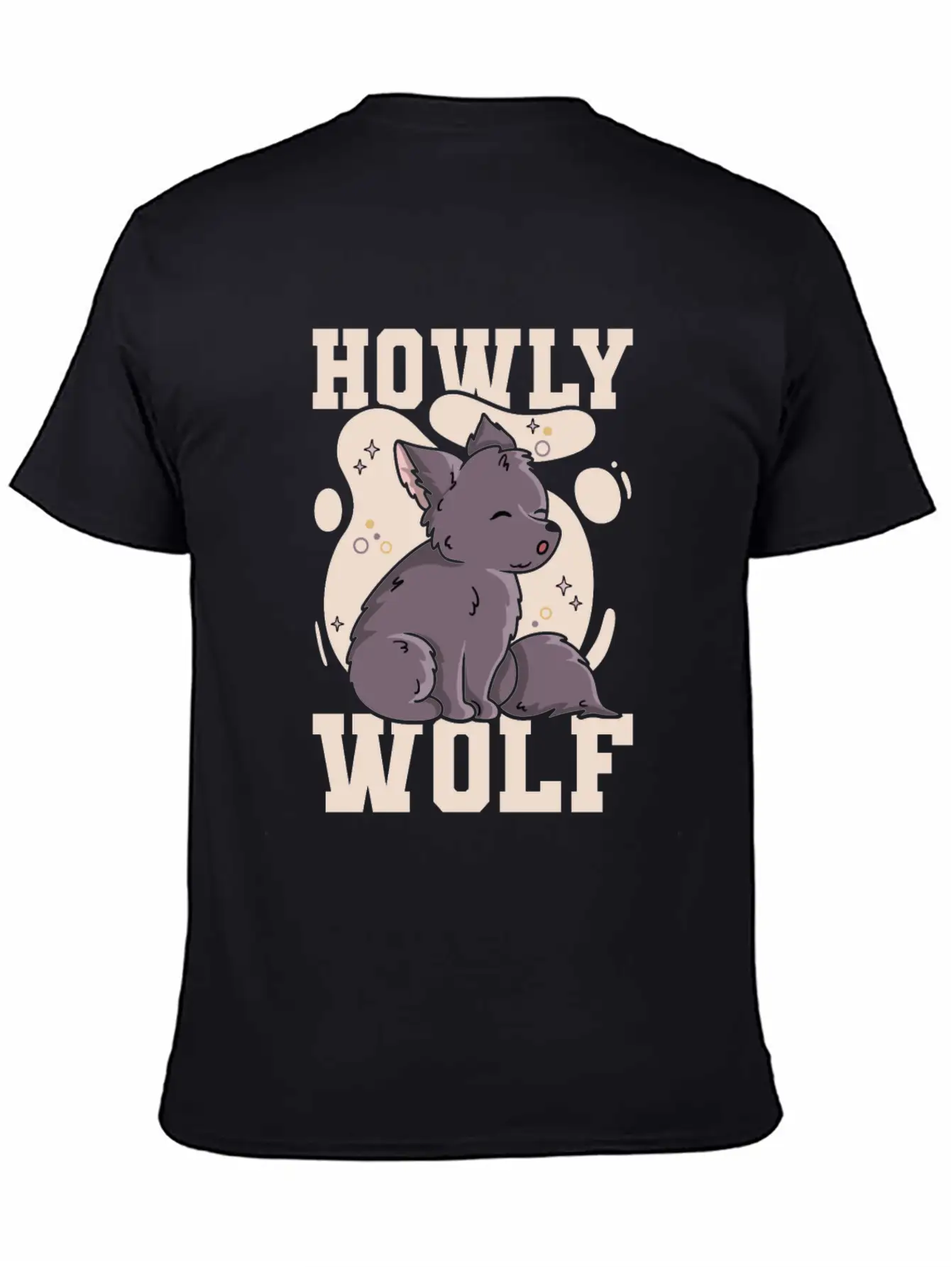 Howly Wolf Quote For A Wolf Expert Unisex Short Sleeve Soft Cotton T-Shirt – Casual Everyday Wear