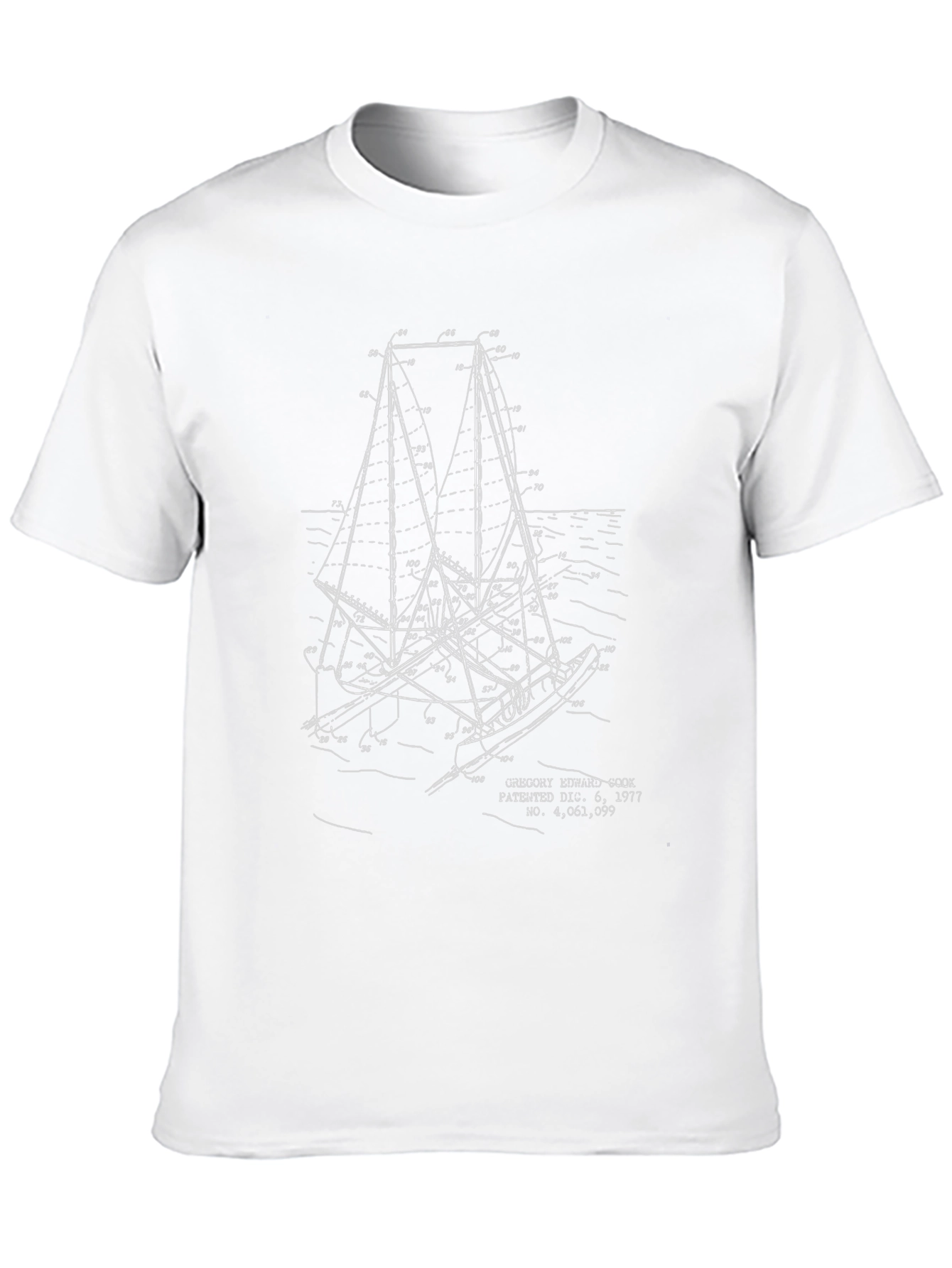 Sailing Patent Graphic T-Shirt