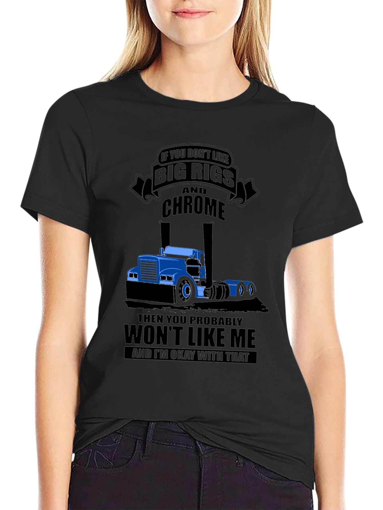 Big Rigs & Chrome T-Shirt - Trucker Style Tee