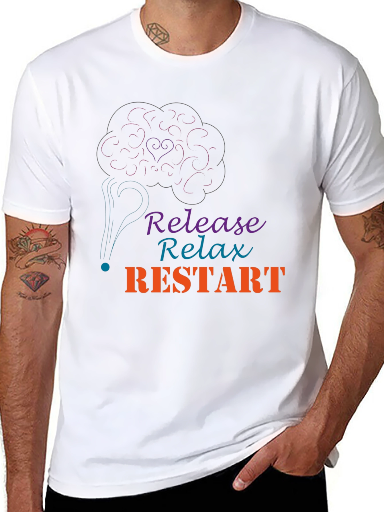Release Relax Restart Graphic Tee