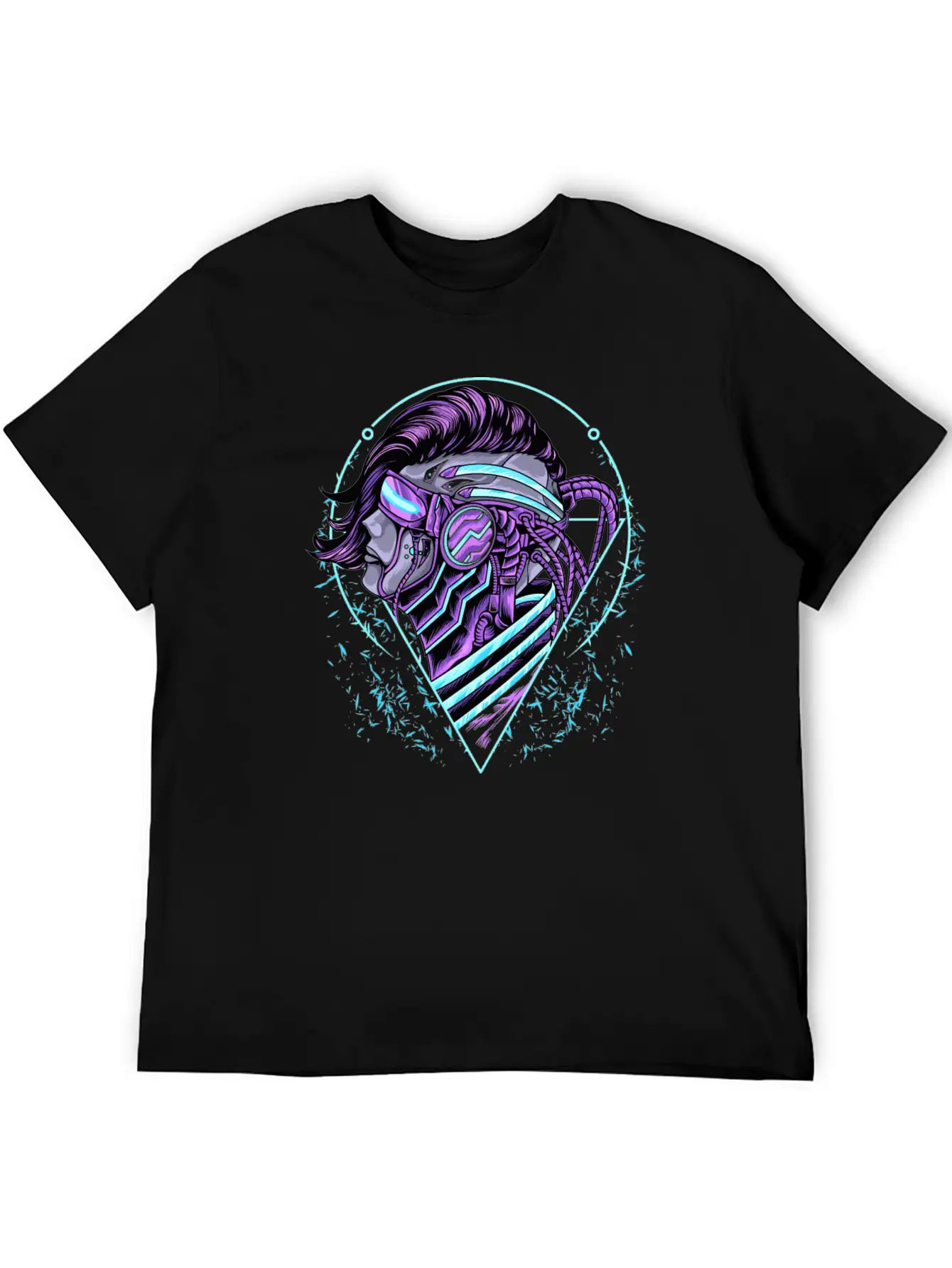 Human Cyberpunk Unisex Short Sleeve Soft Cotton T-Shirt – Casual Everyday Wear