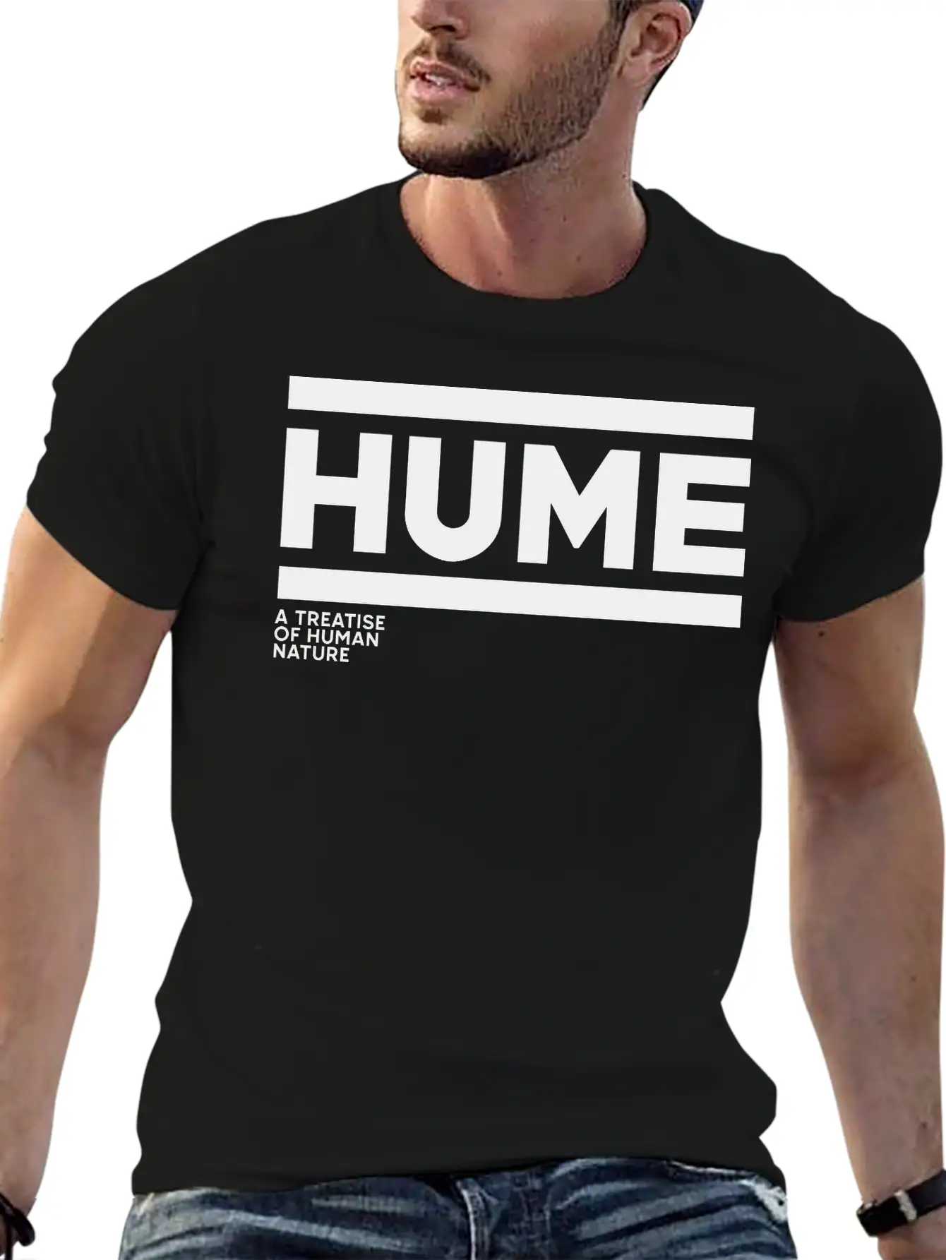 Hume - A Treatise Of Human Nature Timeless Short Sleeve Tee – Comfy And Minimalist Design