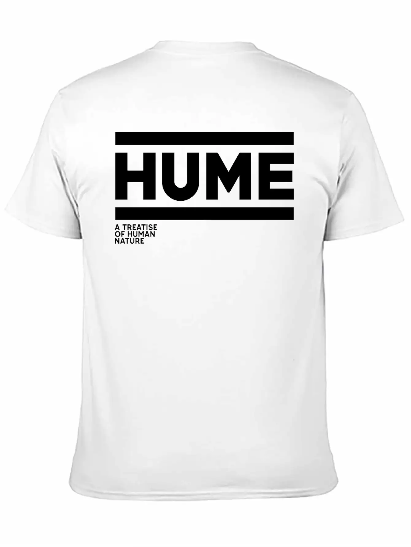 Hume - A Treatise Of Human Nature Timeless Short Sleeve Tee – Comfy And Minimalist Design