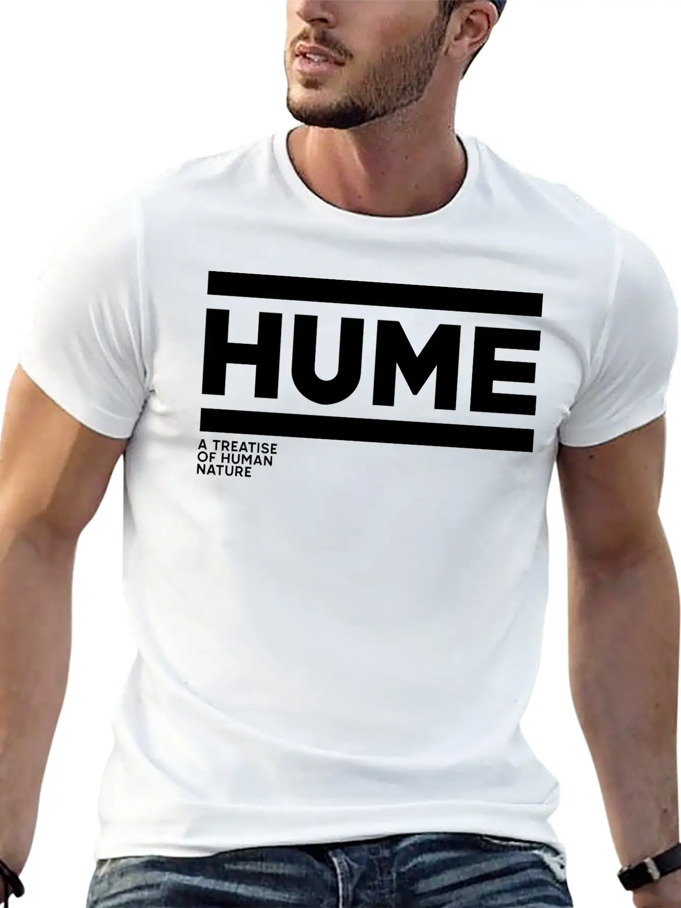 Hume - A Treatise Of Human Nature Timeless Short Sleeve Tee – Comfy And Minimalist Design