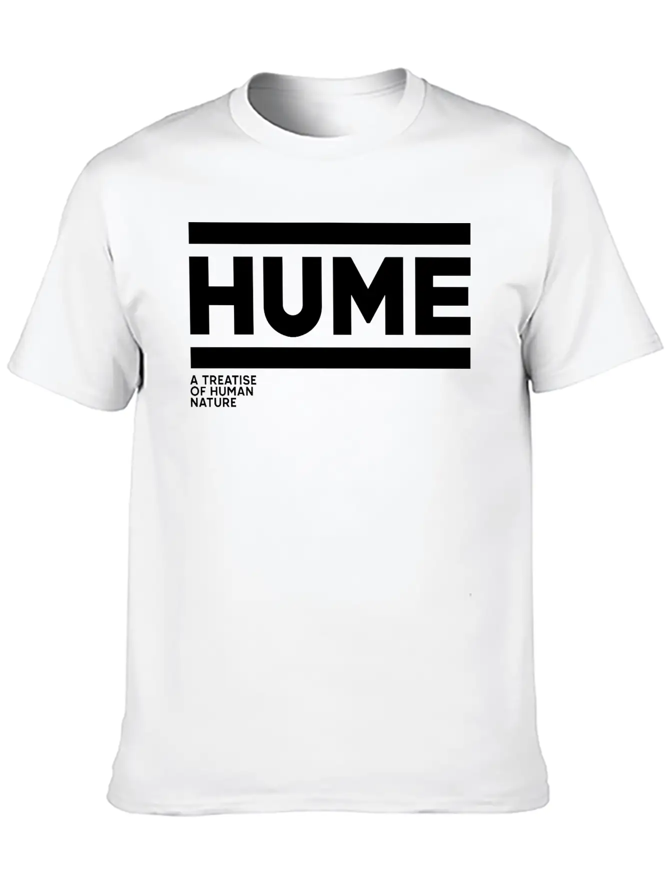 Hume - A Treatise Of Human Nature Timeless Short Sleeve Tee – Comfy And Minimalist Design