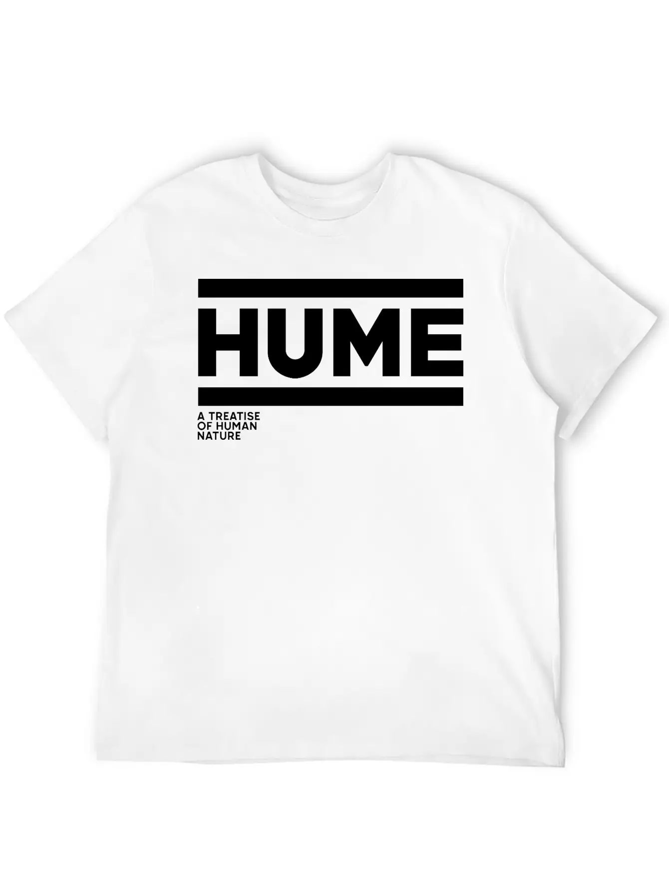 Hume - A Treatise Of Human Nature Timeless Short Sleeve Tee – Comfy And Minimalist Design