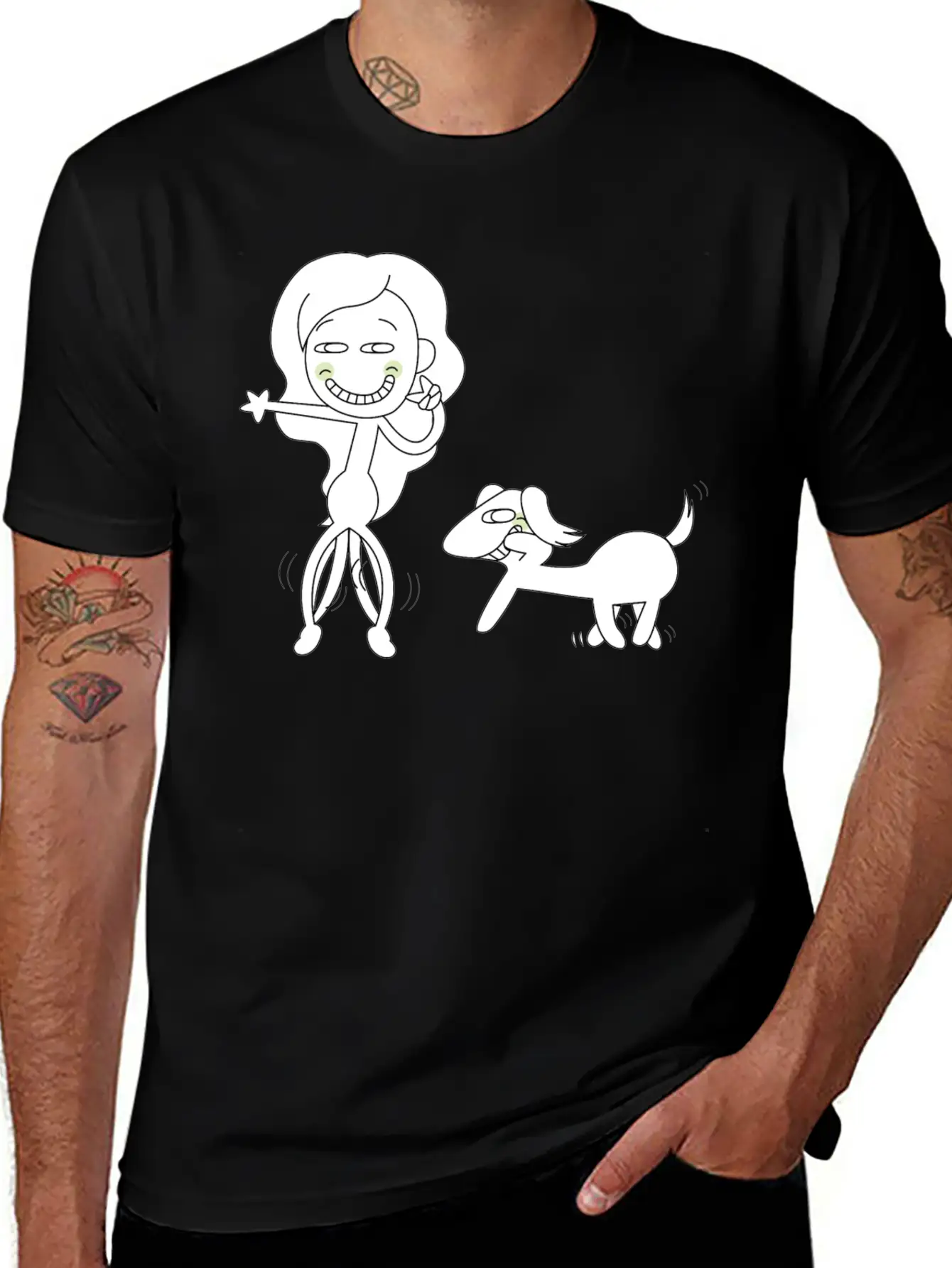 Hunde Dogs Welpe Animal Tiere59 Essential Unisex Summer Tee – Soft Cotton Casual Fit