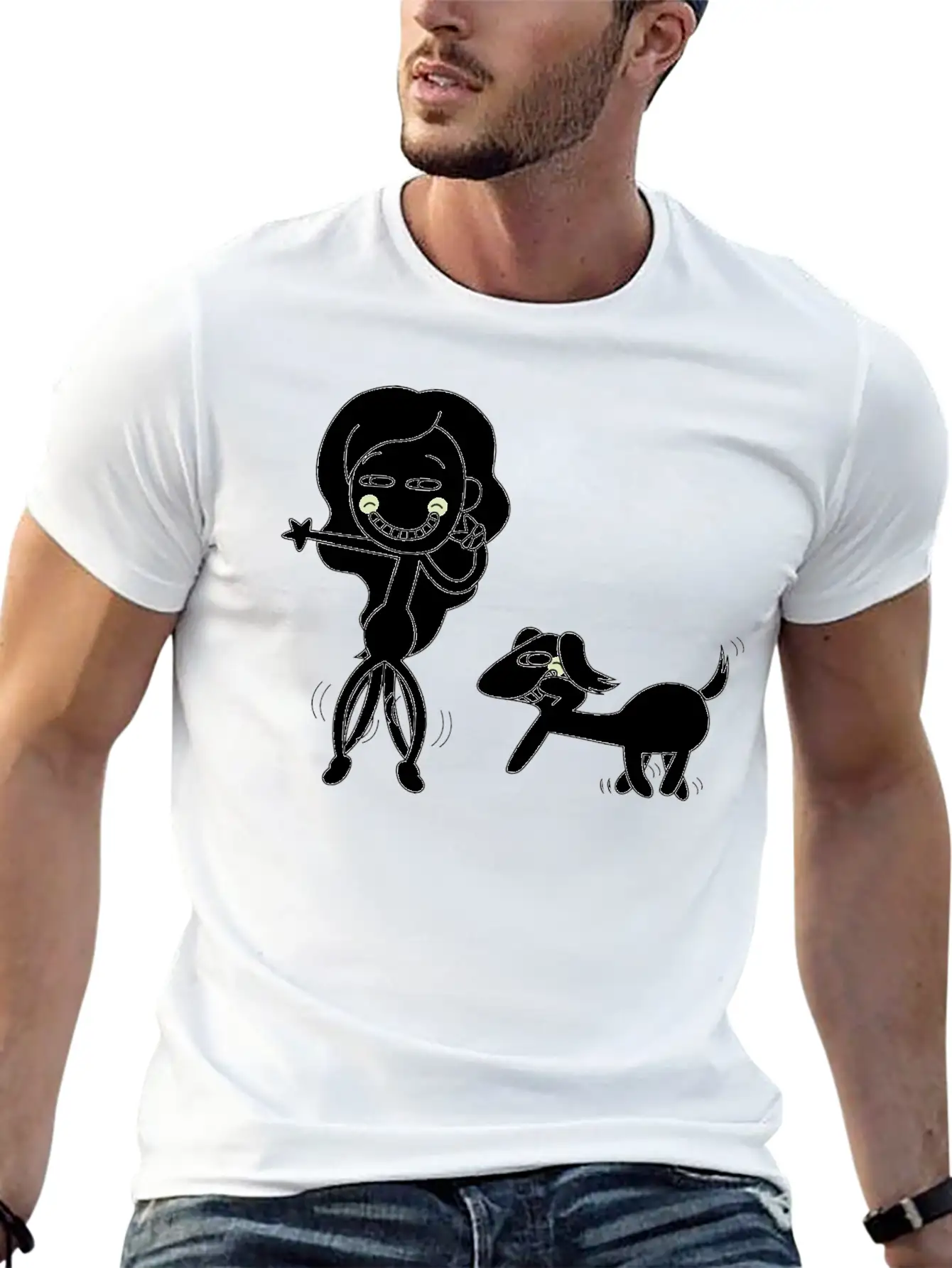 Hunde Dogs Welpe Animal Tiere59 Essential Unisex Summer Tee – Soft Cotton Casual Fit