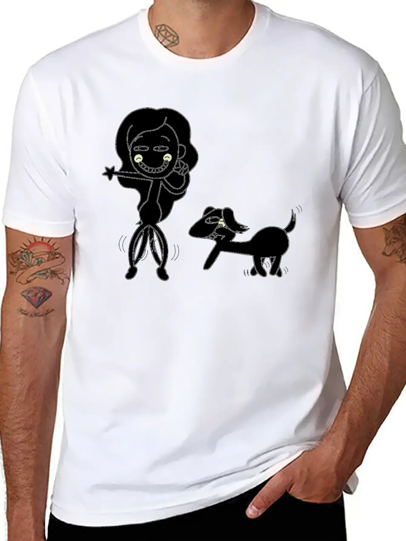 Hunde Dogs Welpe Animal Tiere59 Essential Unisex Summer Tee – Soft Cotton Casual Fit