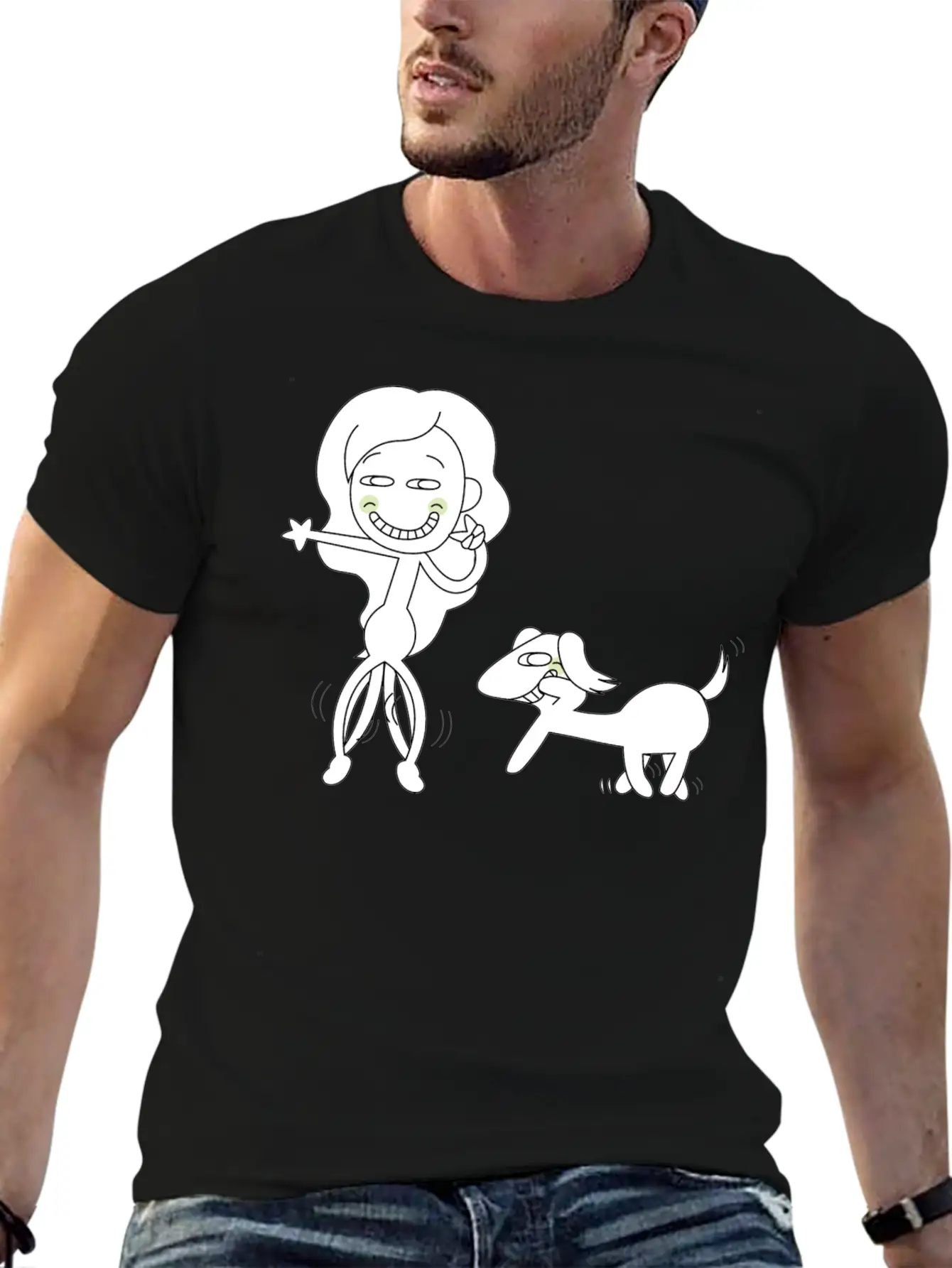 Hunde Dogs Welpe Animal Tiere59 Essential Unisex Summer Tee – Soft Cotton Casual Fit