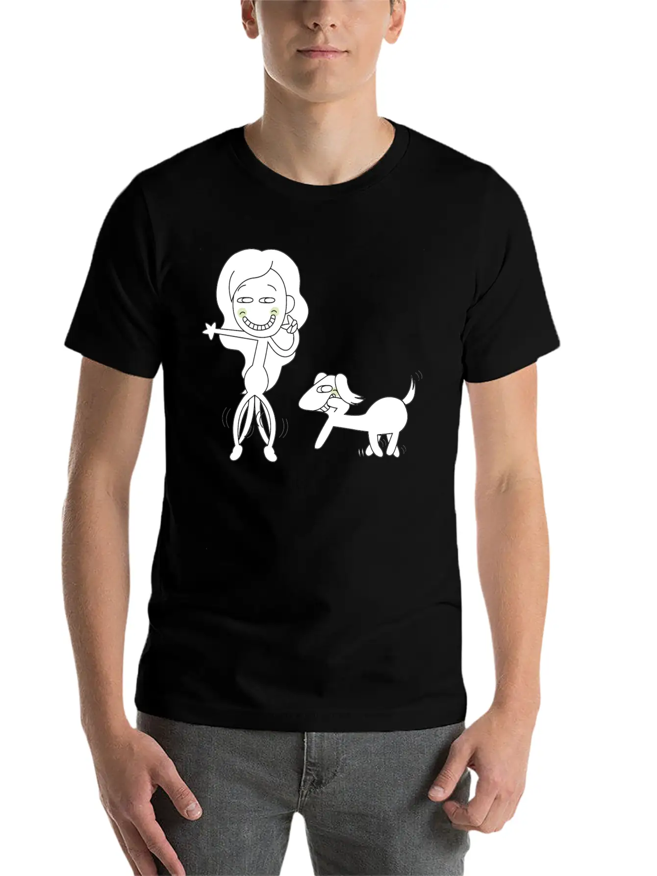 Hunde Dogs Welpe Animal Tiere59 Essential Unisex Summer Tee – Soft Cotton Casual Fit