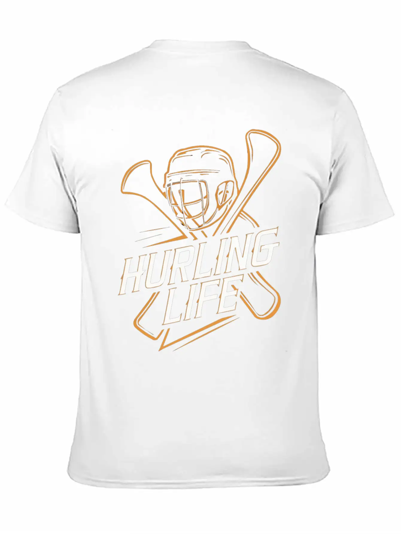 Hurling Life Helmet And Hurleys Unisex Short Sleeve Soft Cotton T-Shirt – Casual Everyday Wear