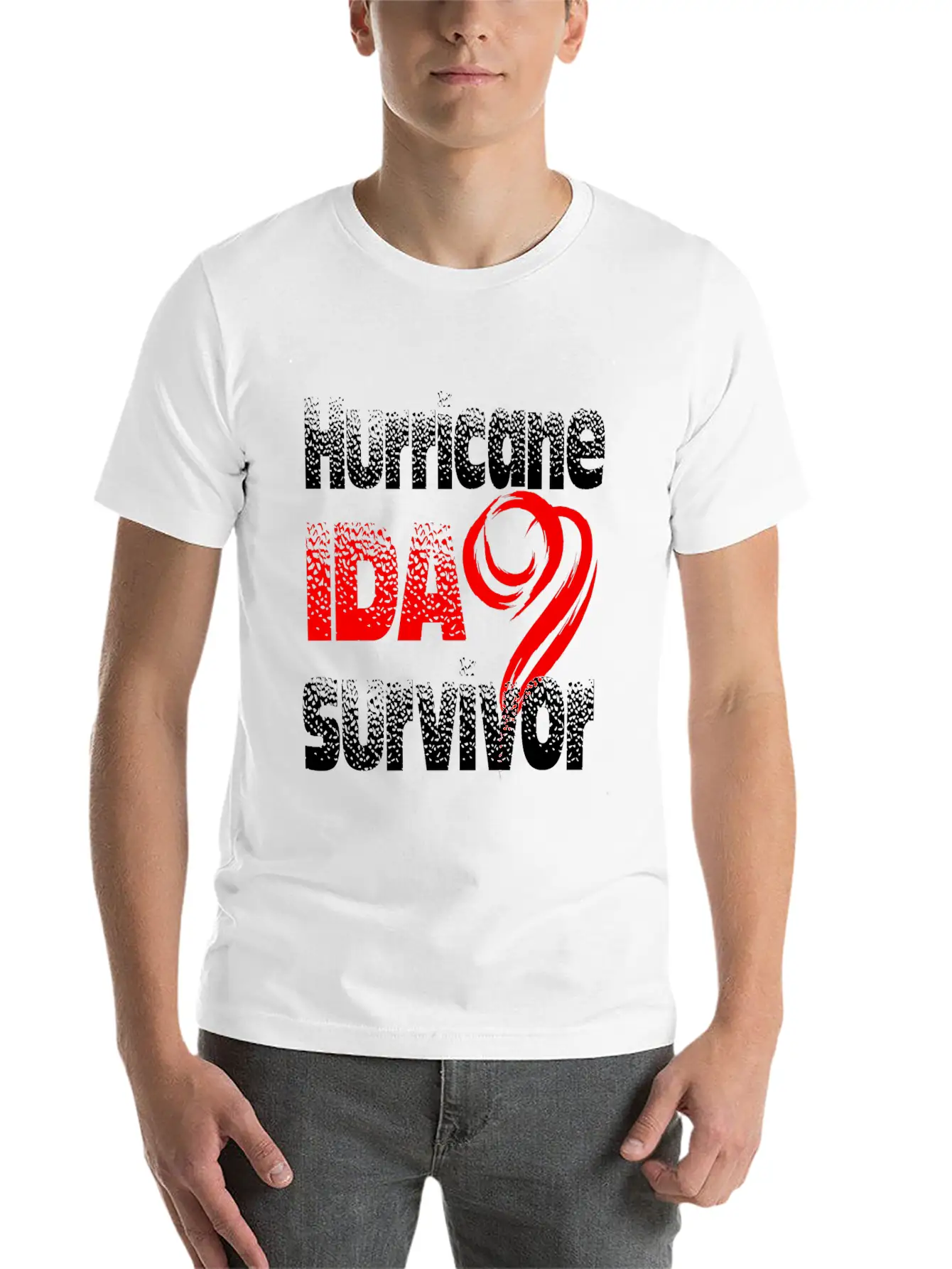 Hurricane Ida Survivor Stylish Everyday T-Shirt – Unisex Basic Cotton Tee