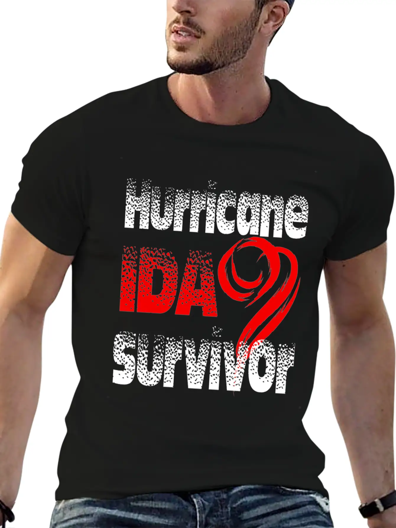 Hurricane Ida Survivor Stylish Everyday T-Shirt – Unisex Basic Cotton Tee