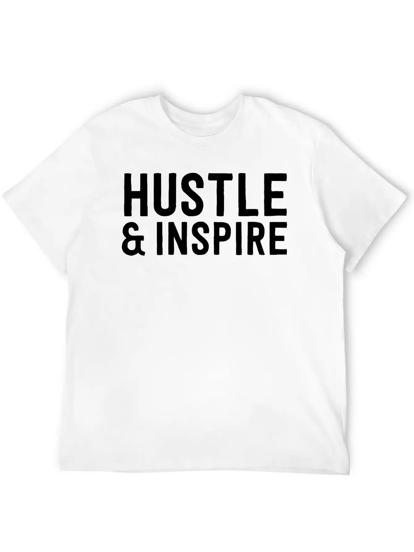 Hustle And Inspire Unisex Short Sleeve Soft Cotton T-Shirt – Casual Everyday Wear