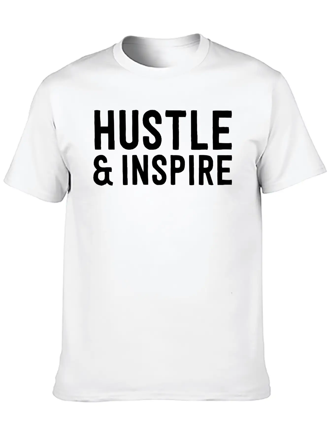 Hustle And Inspire Unisex Short Sleeve Soft Cotton T-Shirt – Casual Everyday Wear
