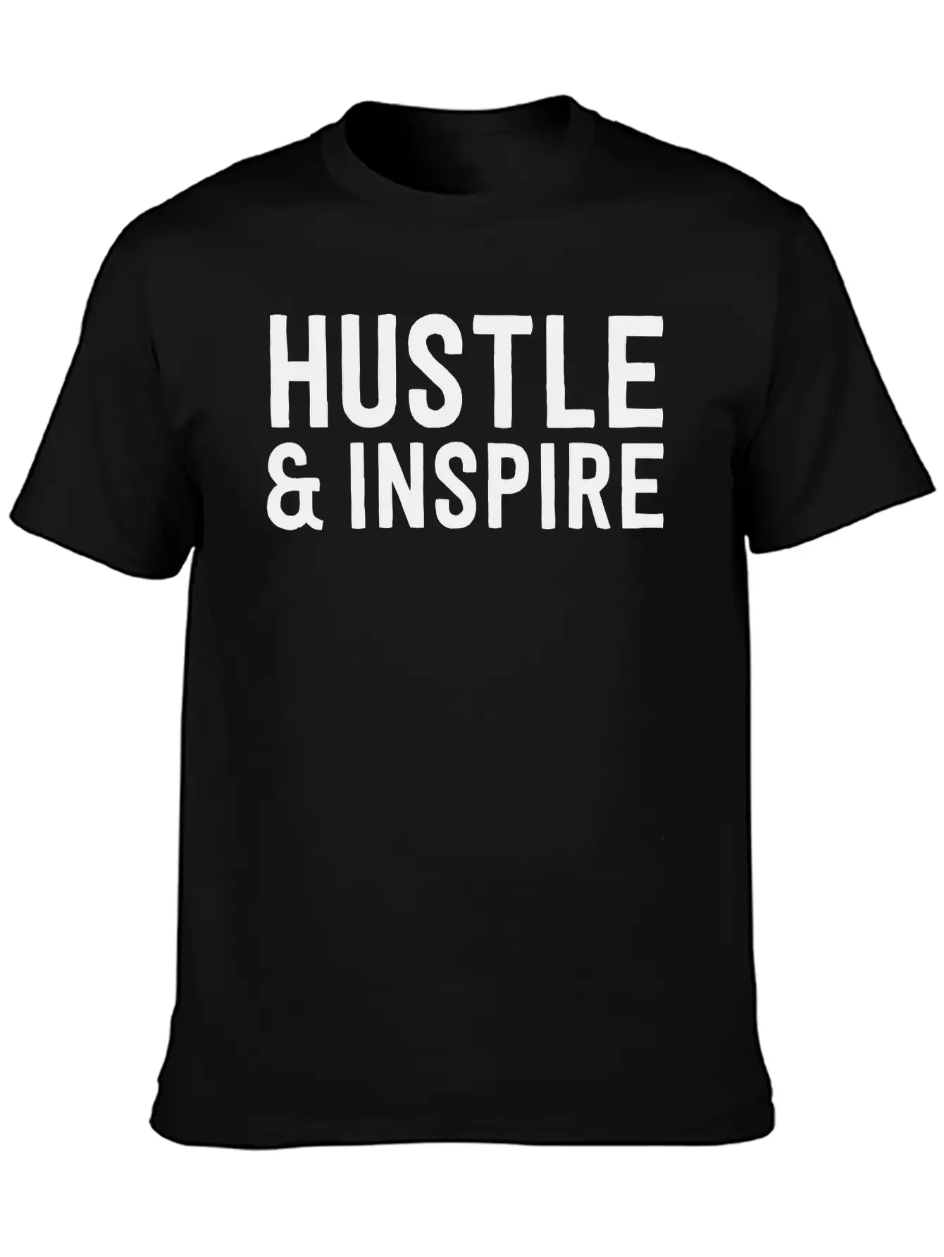 Hustle And Inspire Unisex Short Sleeve Soft Cotton T-Shirt – Casual Everyday Wear