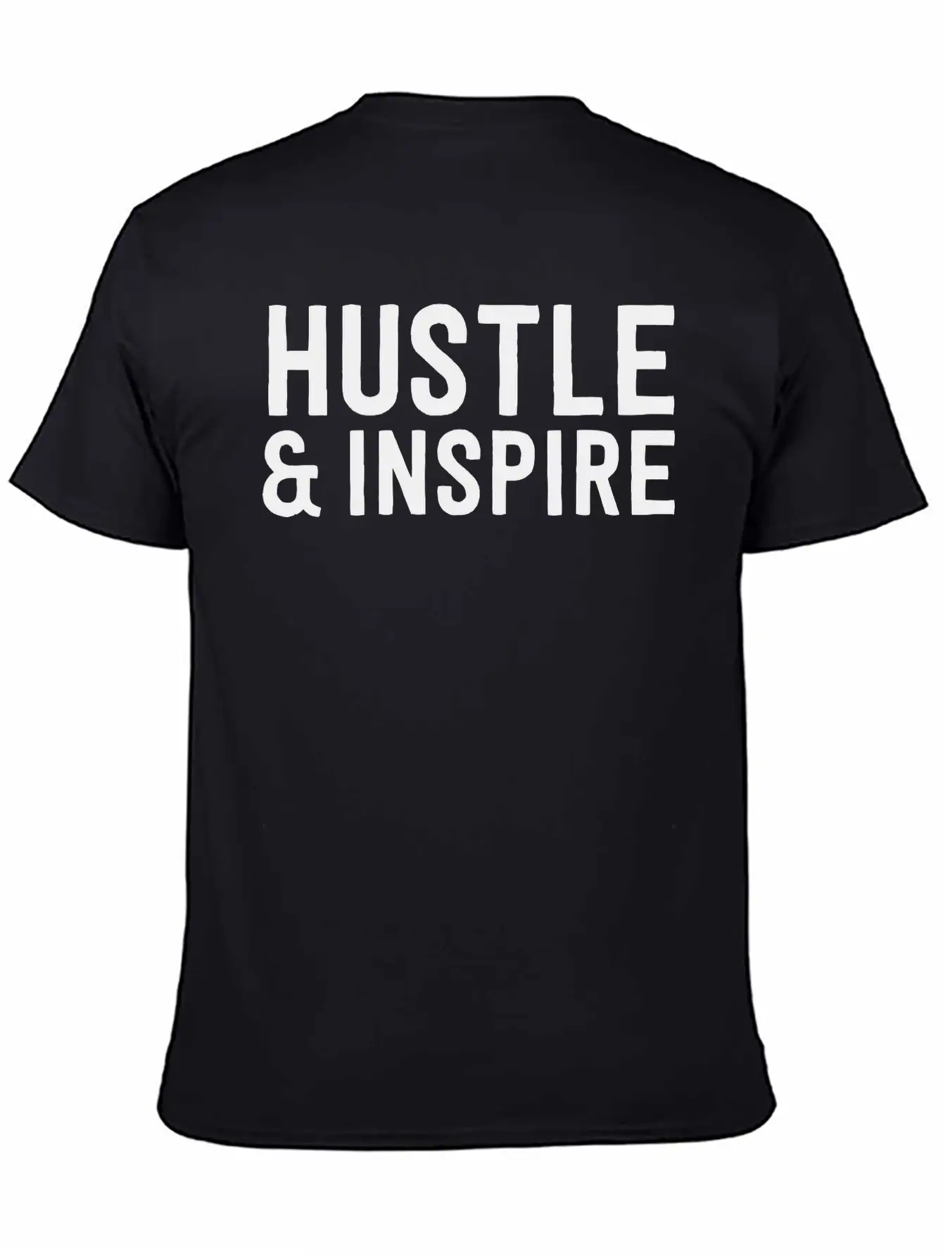 Hustle And Inspire Unisex Short Sleeve Soft Cotton T-Shirt – Casual Everyday Wear