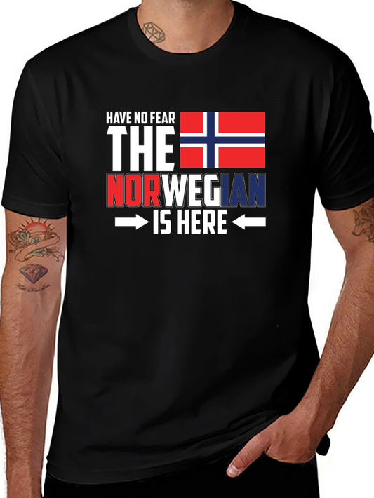 Norwegian Pride T-Shirt - Have No Fear The Norwegian Is Here