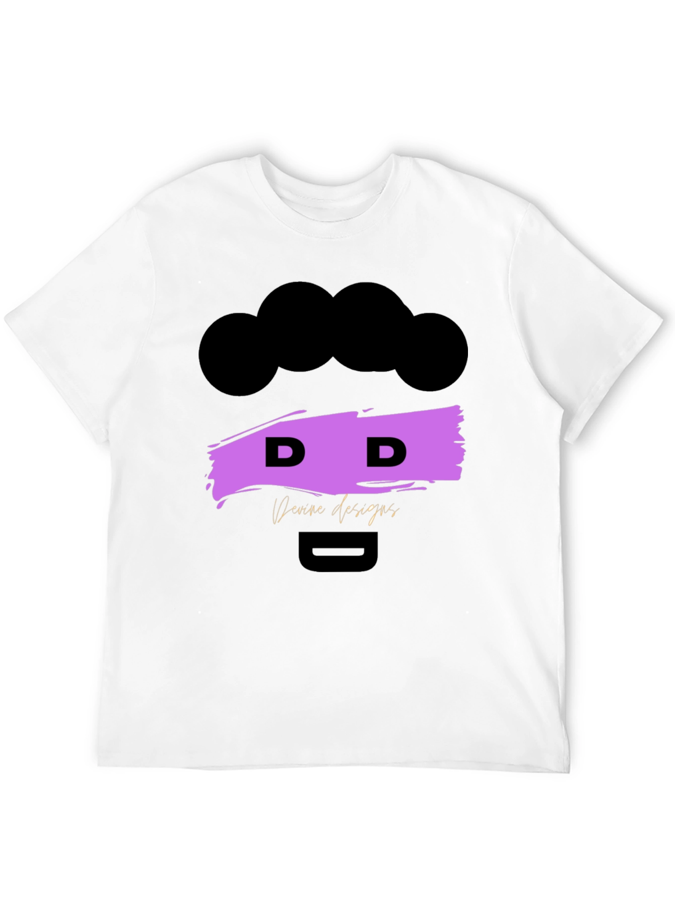 Devine Designs Black Graphic Tee