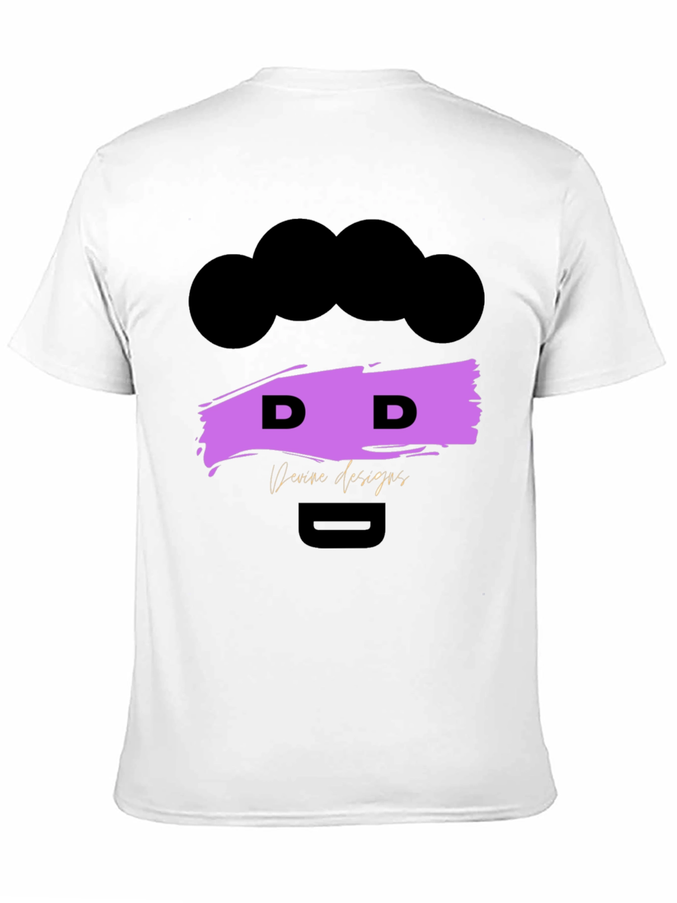 Devine Designs Black Graphic Tee