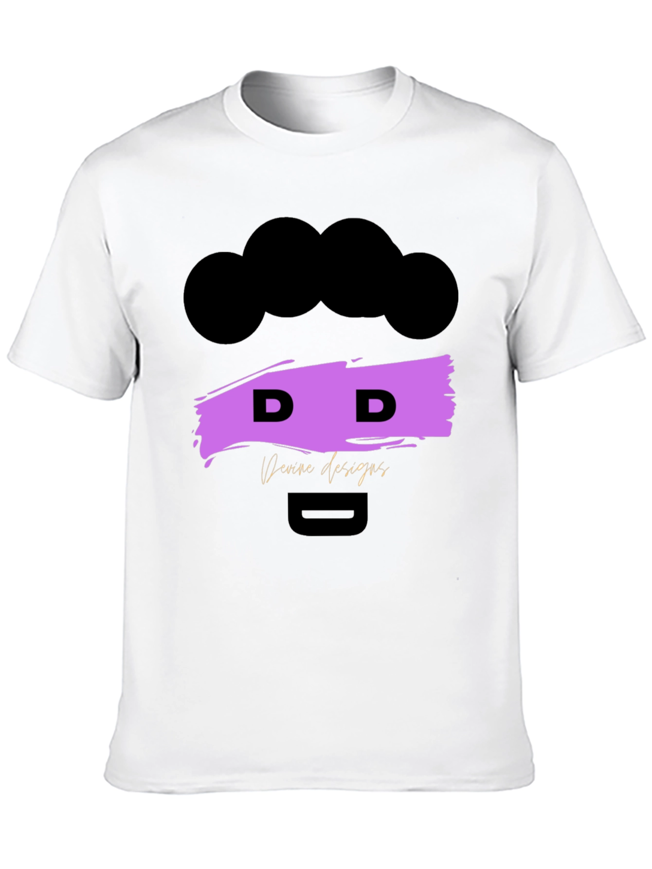 Devine Designs Black Graphic Tee
