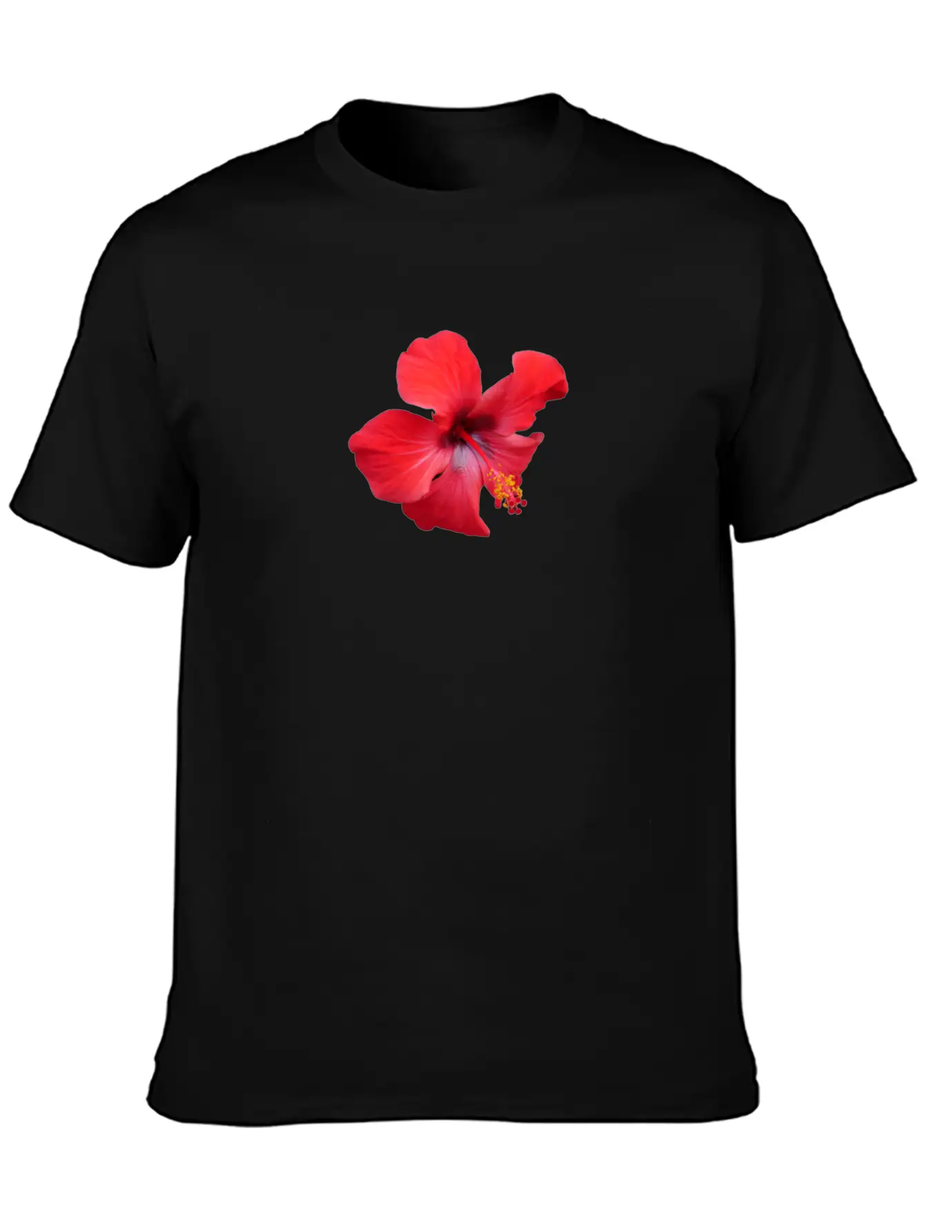 Hybiscus Unisex Casual T-Shirt – Clean Design For Daily Comfort