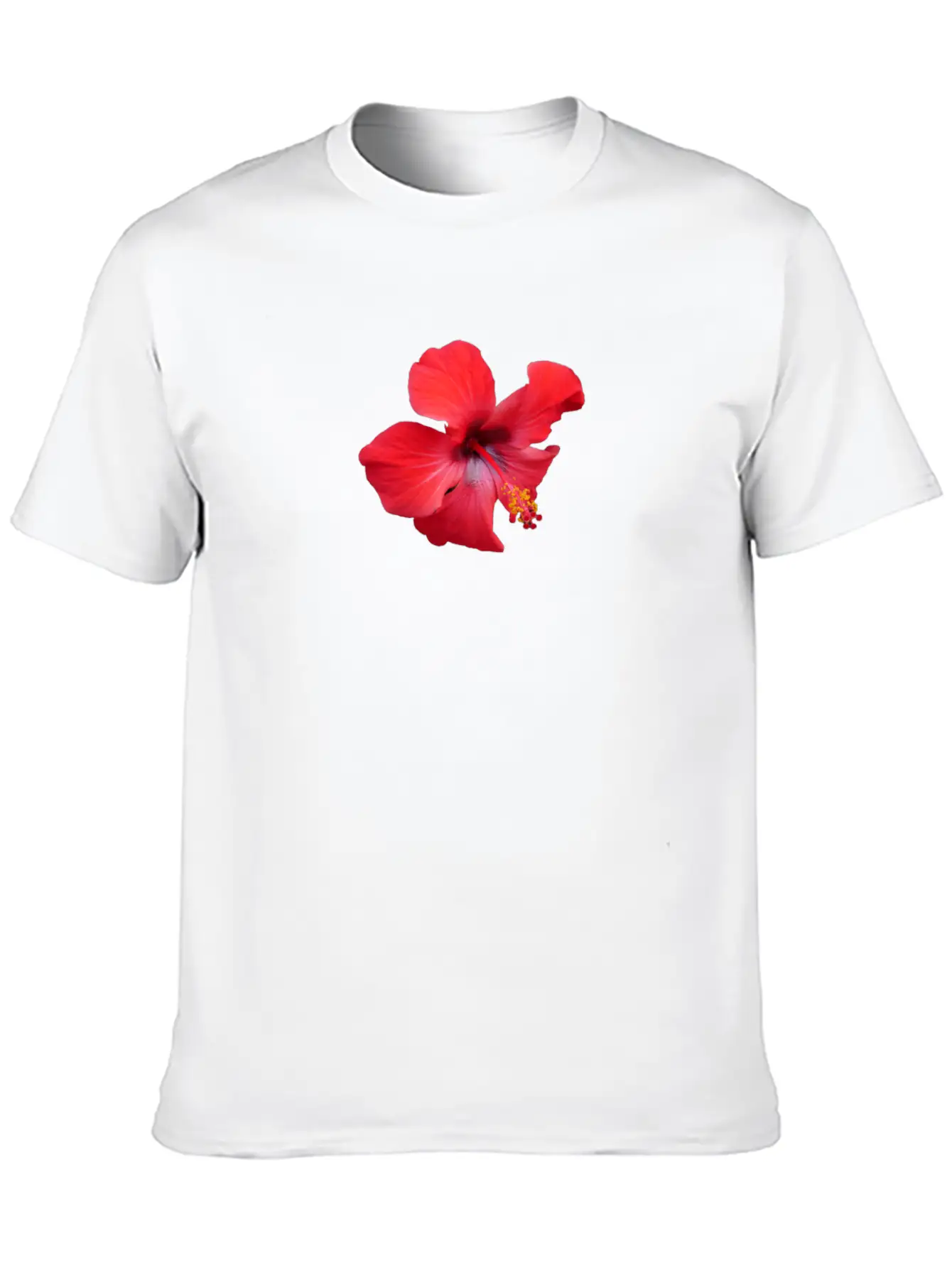 Hybiscus Unisex Casual T-Shirt – Clean Design For Daily Comfort