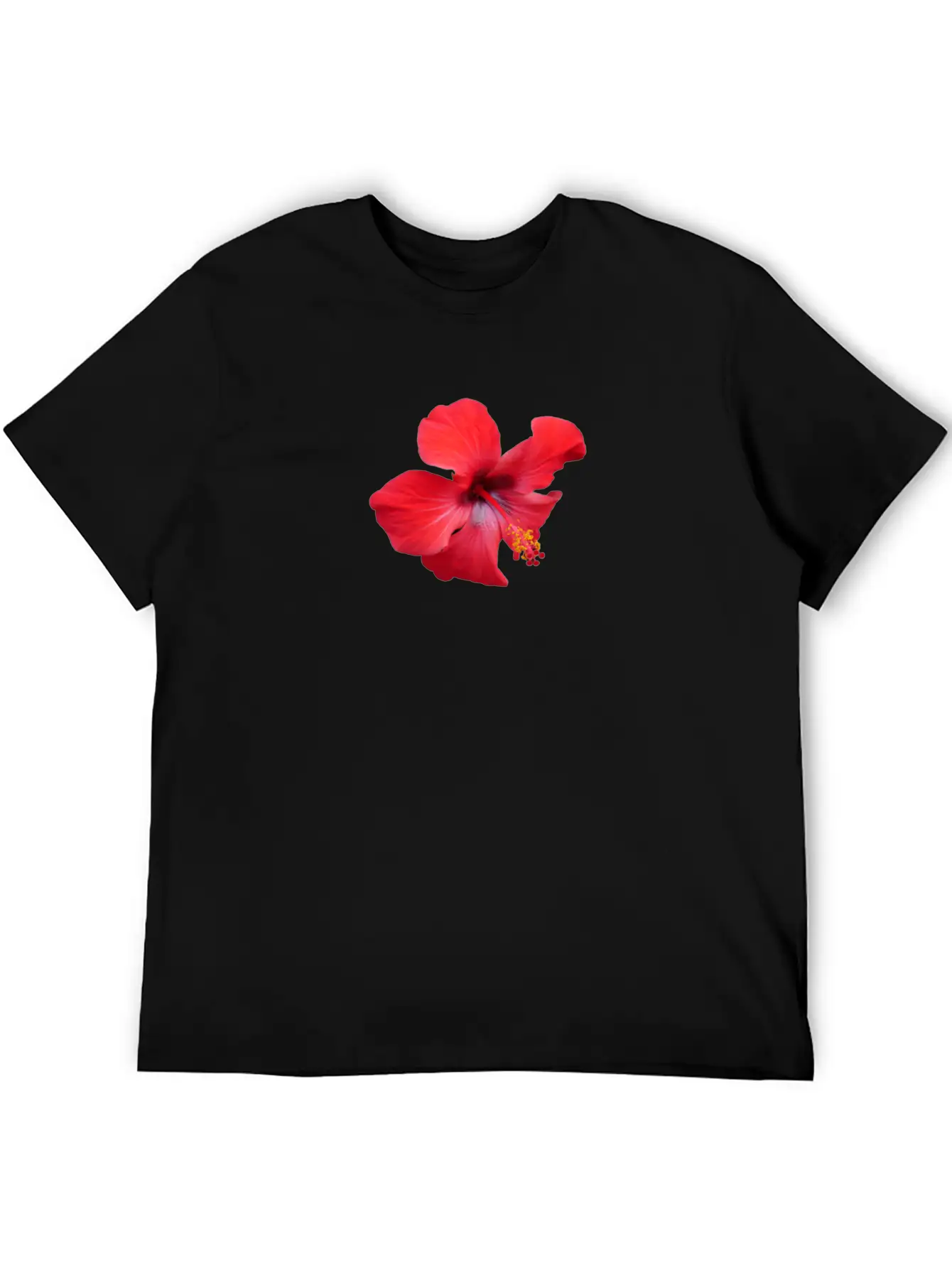 Hybiscus Unisex Casual T-Shirt – Clean Design For Daily Comfort