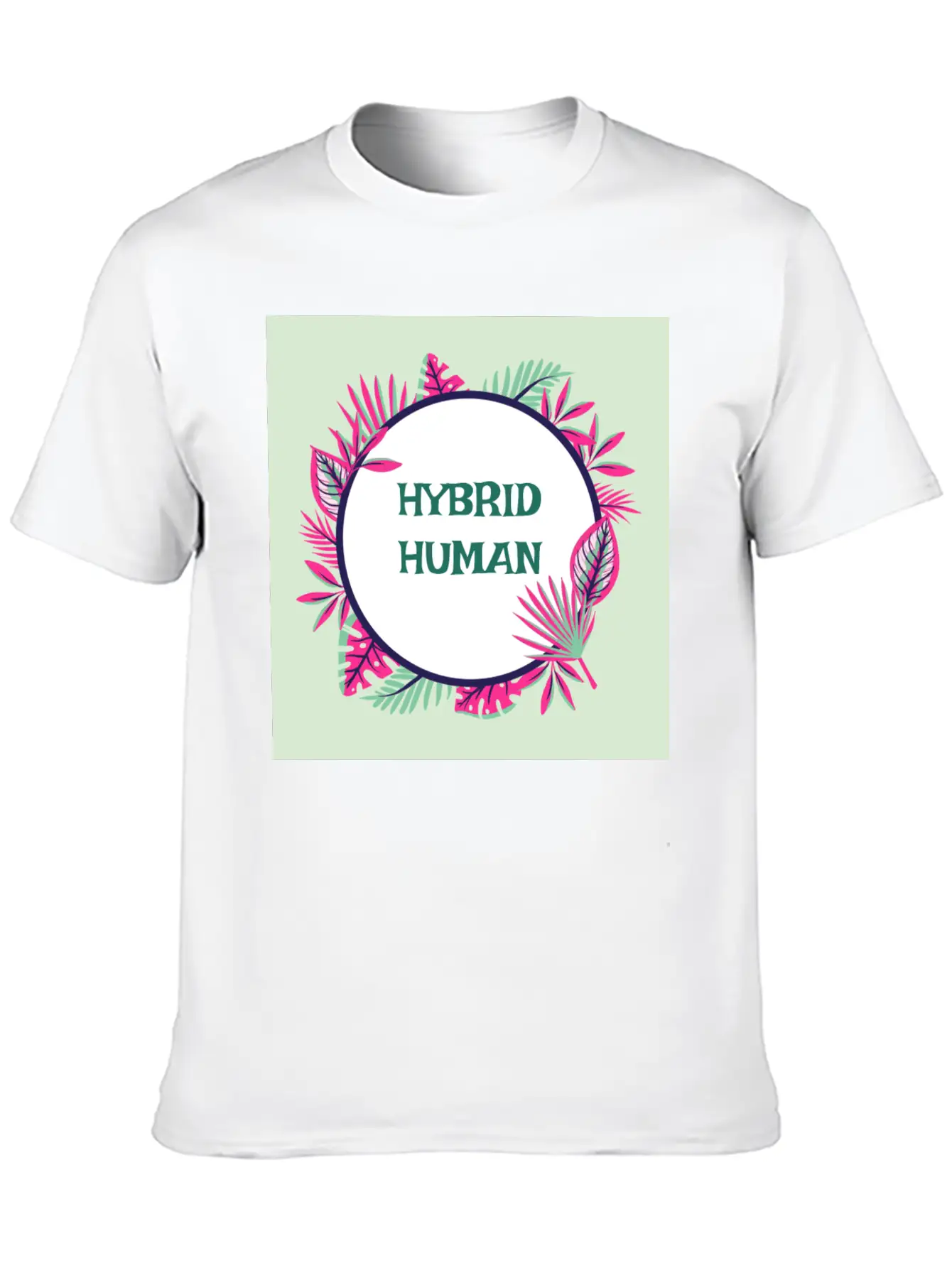 Hybrid Human, Unique, Renaissance, Dynamic Unisex Short Sleeve Soft Cotton T-Shirt – Casual Everyday Wear