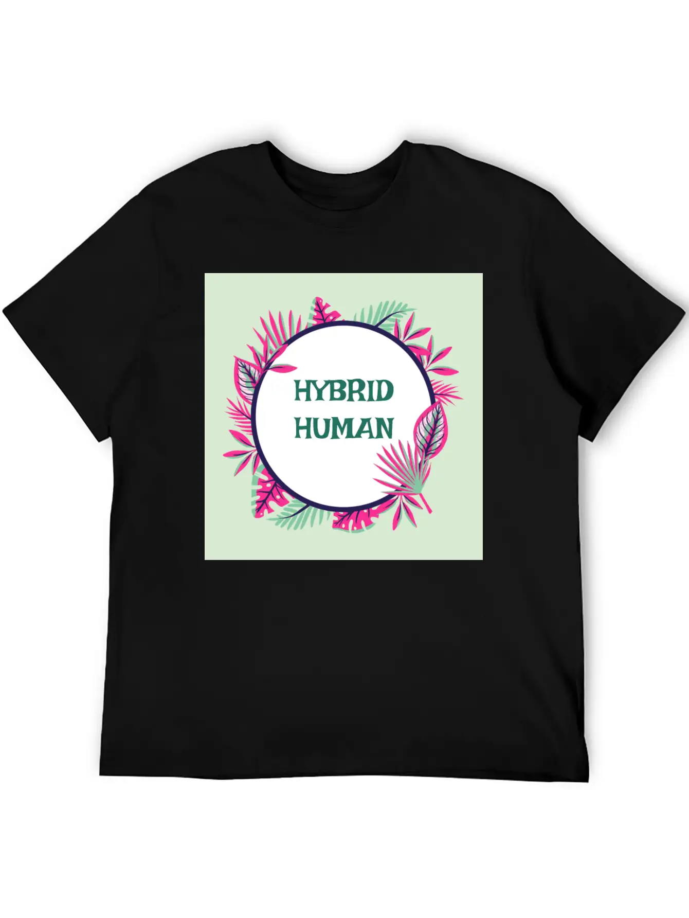 Hybrid Human, Unique, Renaissance, Dynamic Unisex Short Sleeve Soft Cotton T-Shirt – Casual Everyday Wear