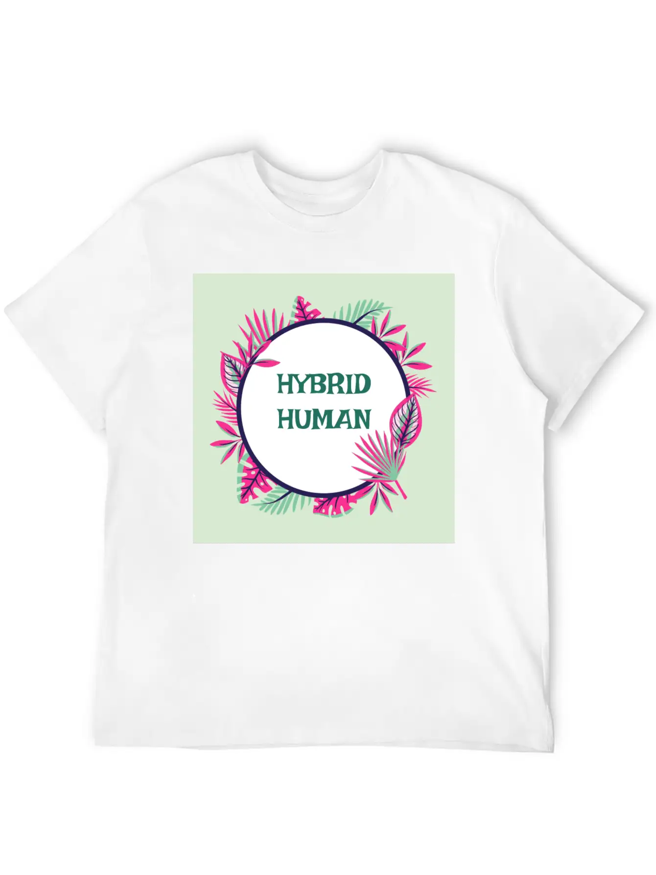 Hybrid Human, Unique, Renaissance, Dynamic Unisex Short Sleeve Soft Cotton T-Shirt – Casual Everyday Wear