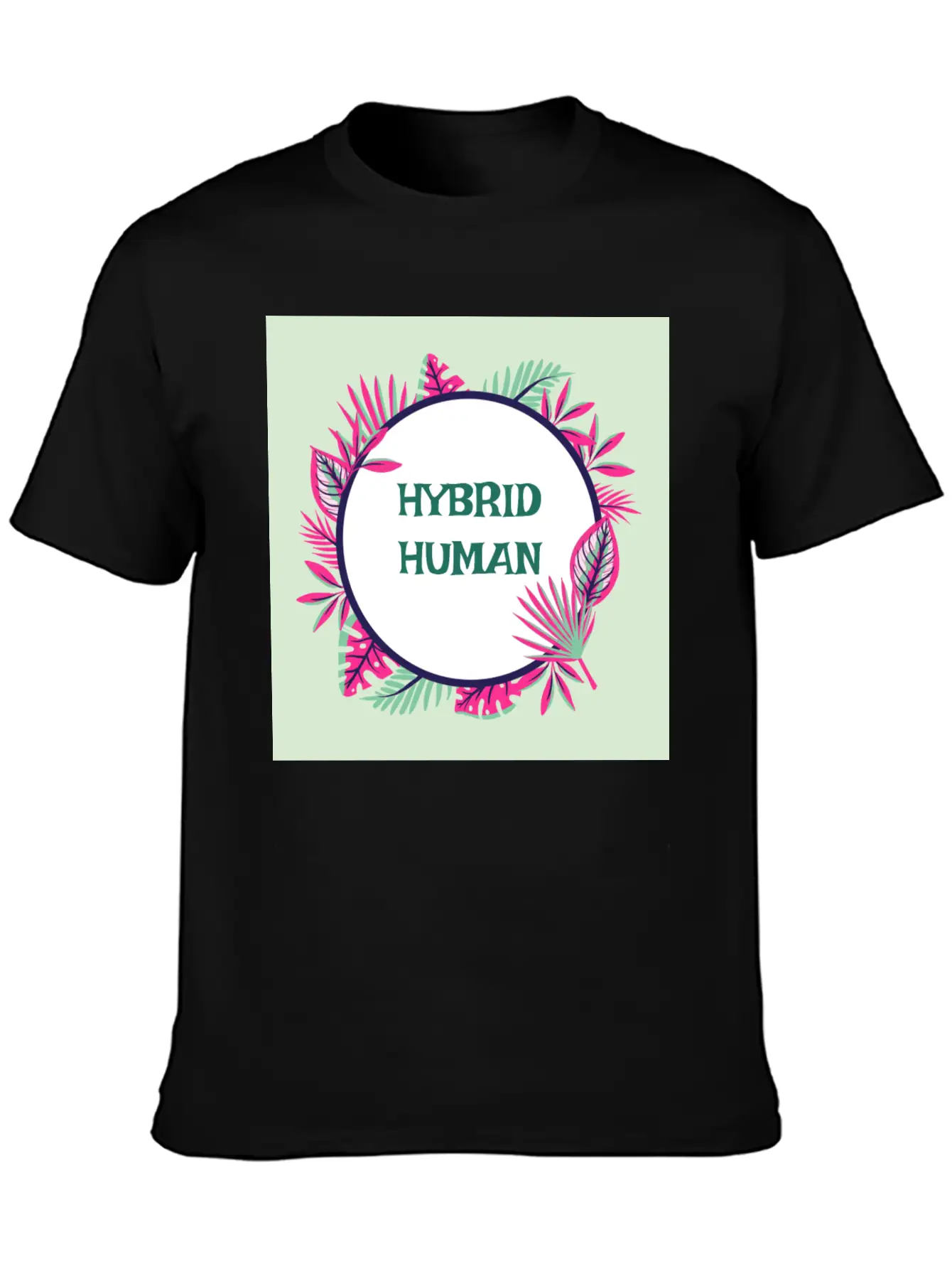 Hybrid Human, Unique, Renaissance, Dynamic Unisex Short Sleeve Soft Cotton T-Shirt – Casual Everyday Wear