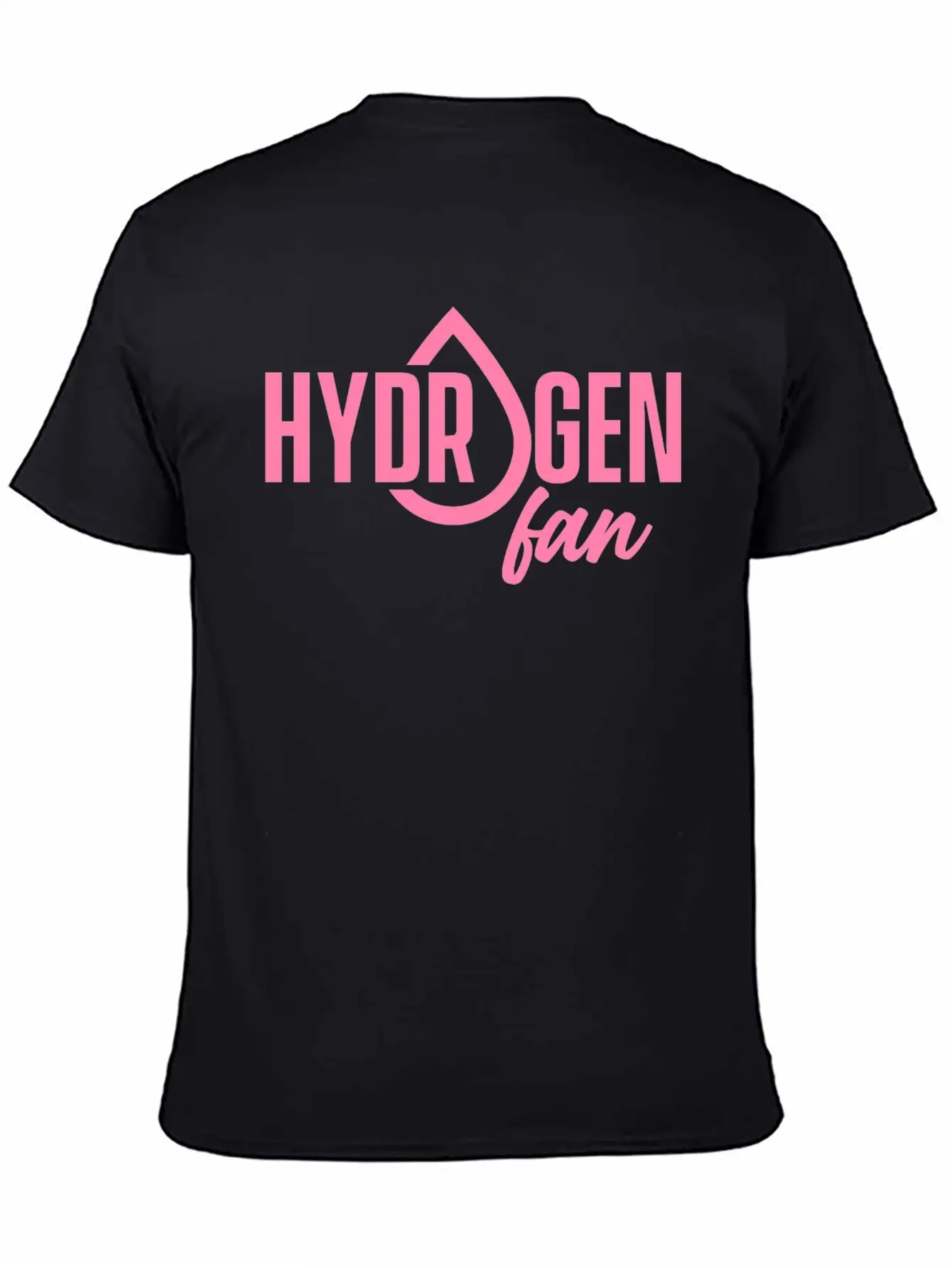Hydrogen Fan Symbol H Clean Sayings Fuel Unisex Short Sleeve Soft Cotton T-Shirt – Casual Everyday Wear