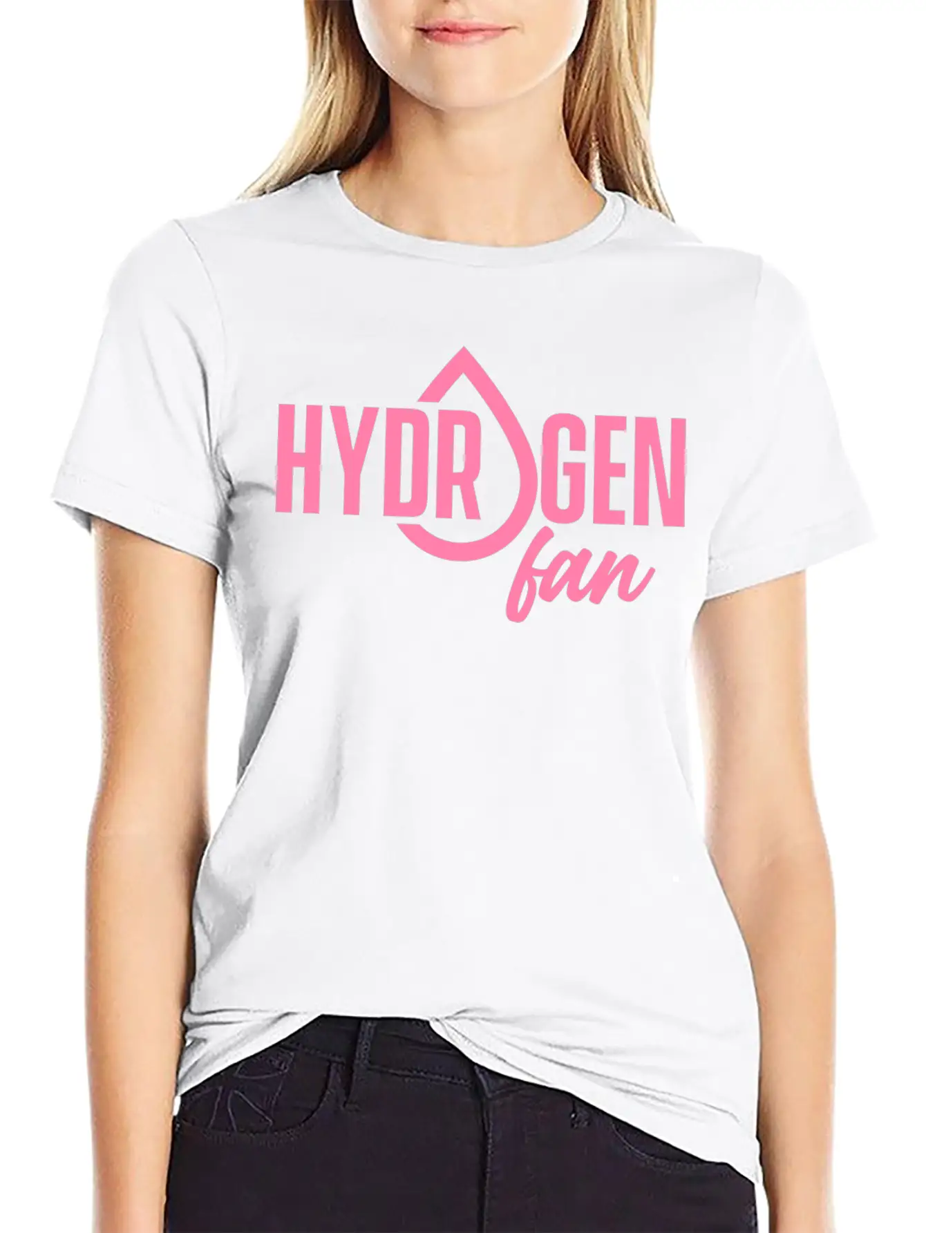 Hydrogen Fan Symbol H Clean Sayings Fuel Unisex Short Sleeve Soft Cotton T-Shirt – Casual Everyday Wear