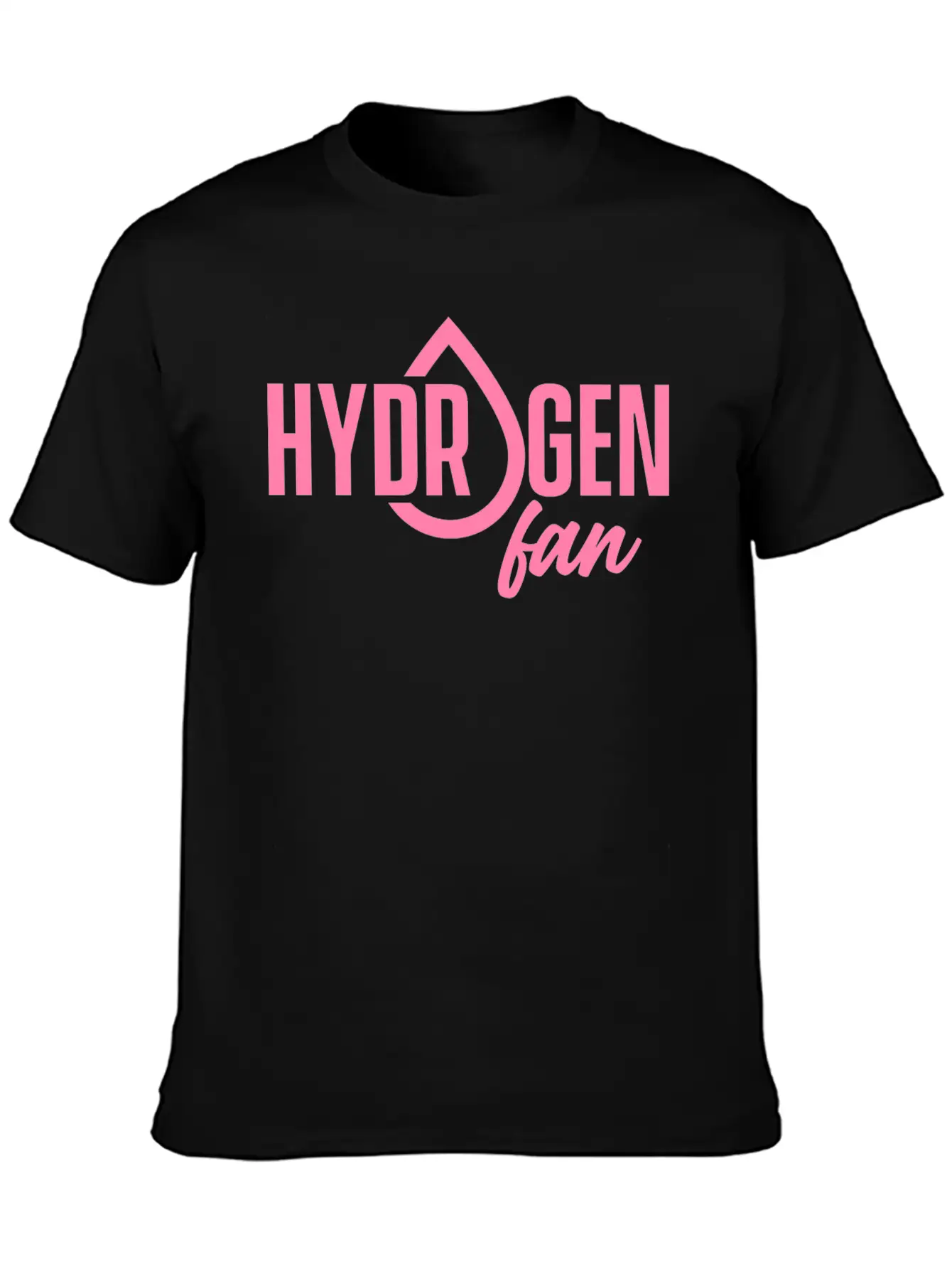 Hydrogen Fan Symbol H Clean Sayings Fuel Unisex Short Sleeve Soft Cotton T-Shirt – Casual Everyday Wear