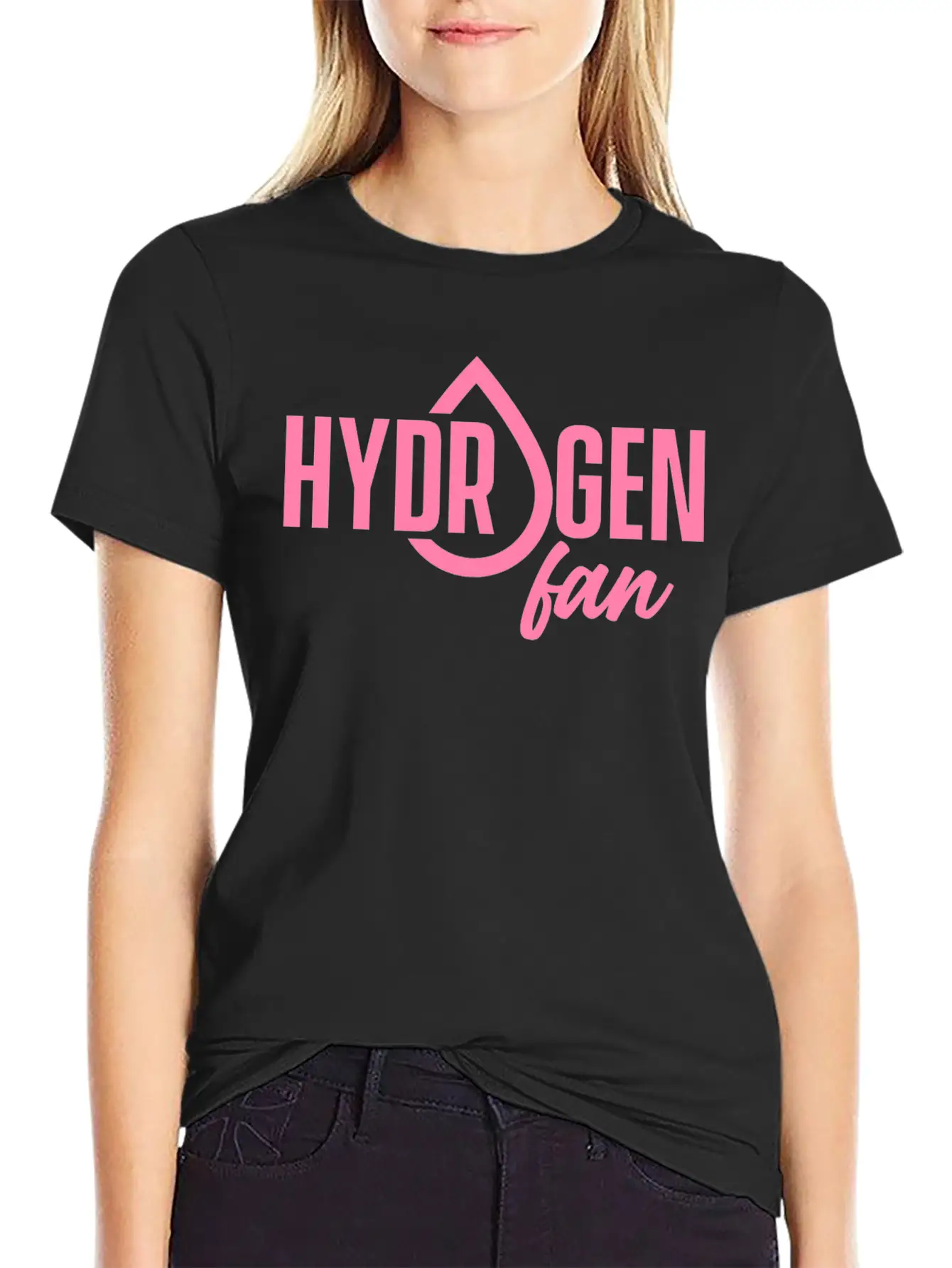 Hydrogen Fan Symbol H Clean Sayings Fuel Unisex Short Sleeve Soft Cotton T-Shirt – Casual Everyday Wear
