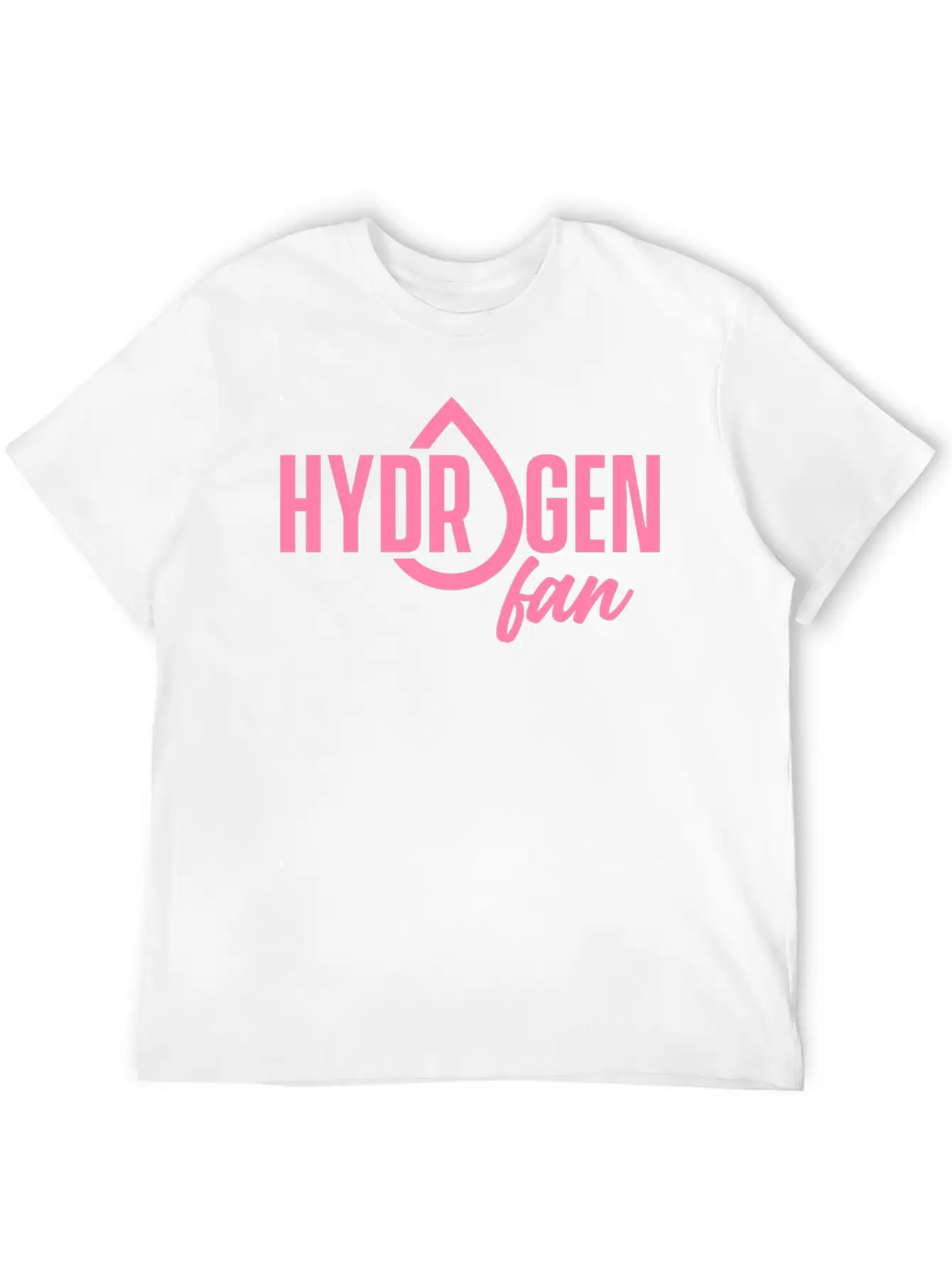 Hydrogen Fan Symbol H Clean Sayings Fuel Unisex Short Sleeve Soft Cotton T-Shirt – Casual Everyday Wear