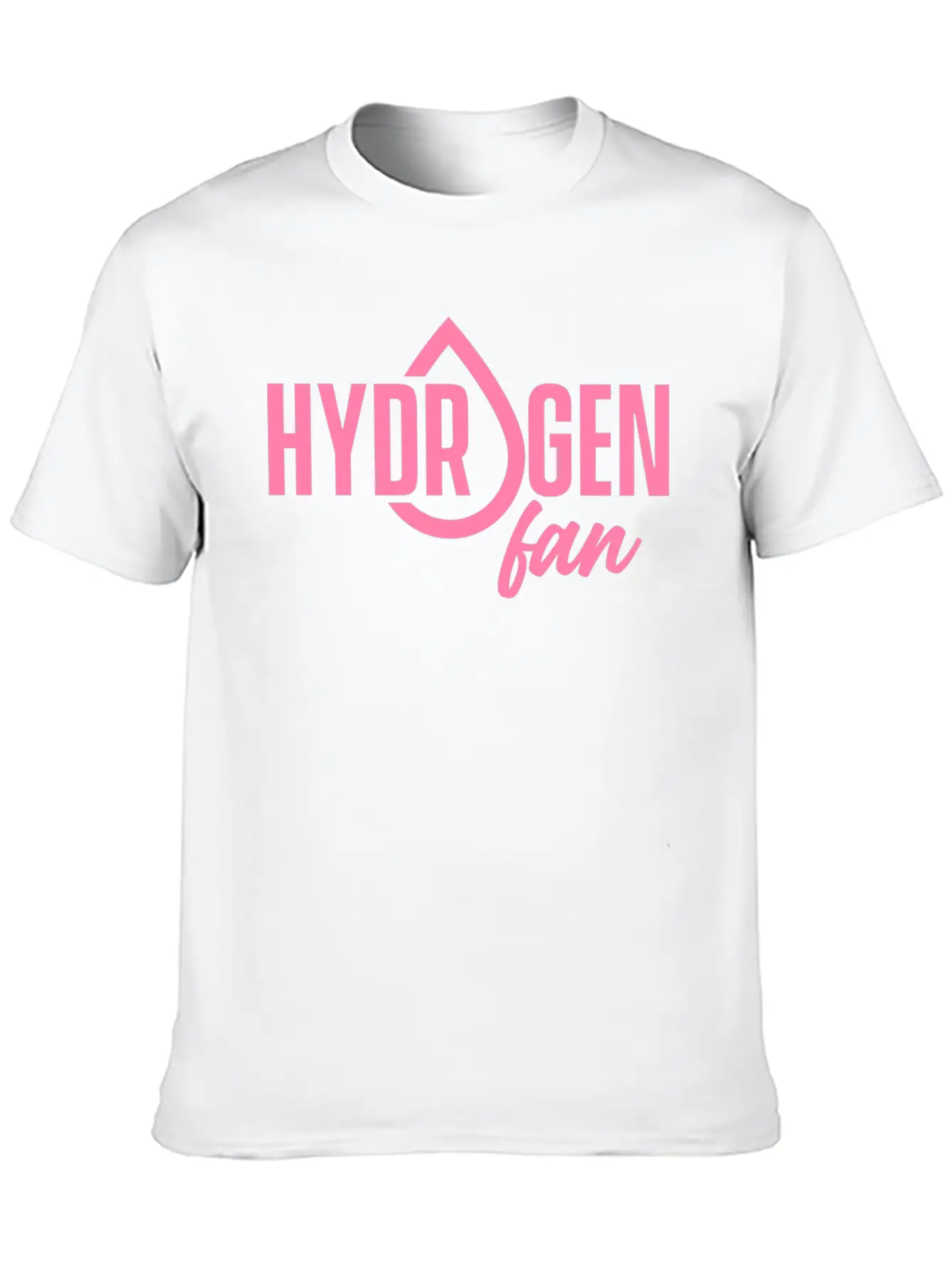 Hydrogen Fan Symbol H Clean Sayings Fuel Unisex Short Sleeve Soft Cotton T-Shirt – Casual Everyday Wear